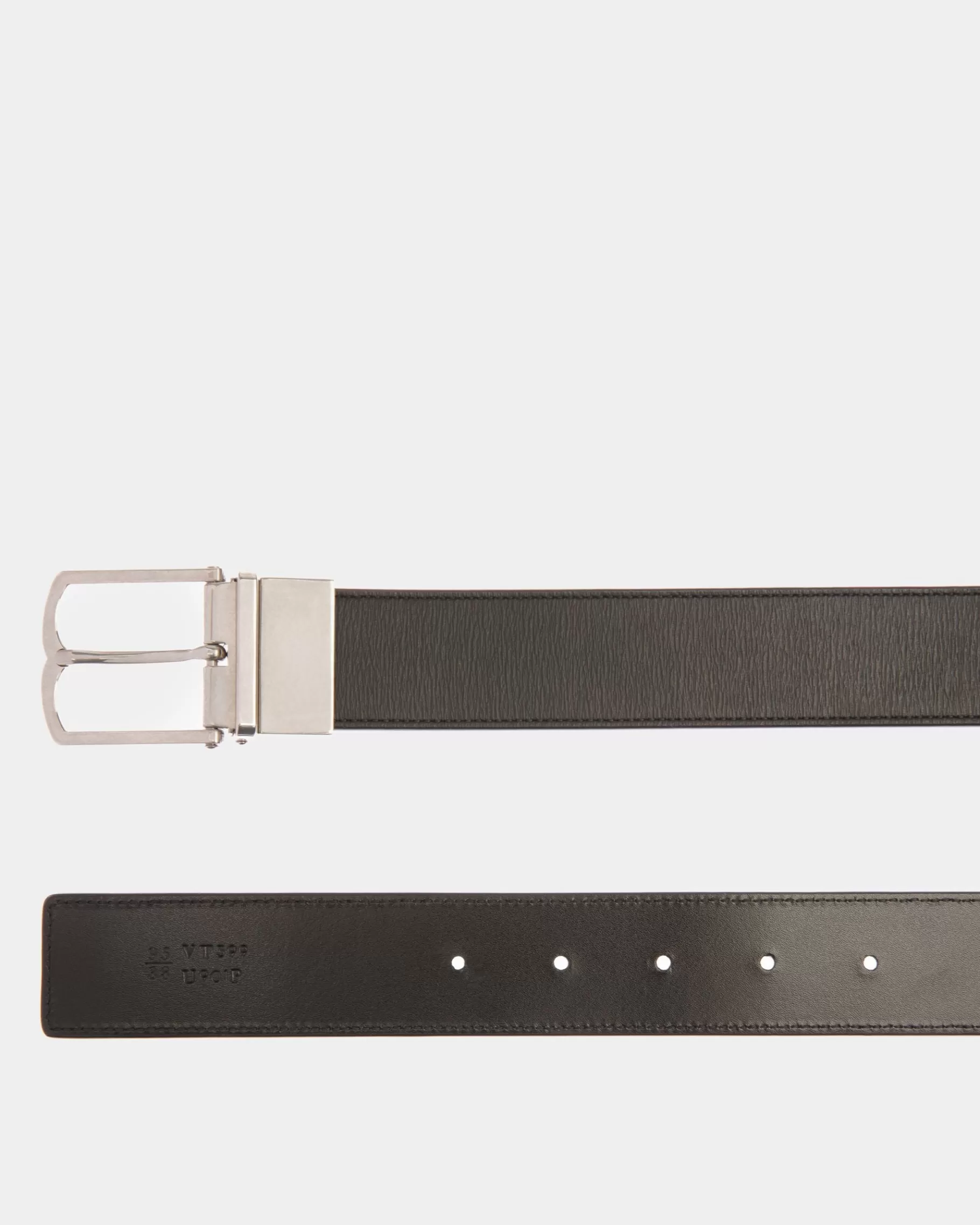 Belts<Bally 35mm Dress Belt In Leather Black