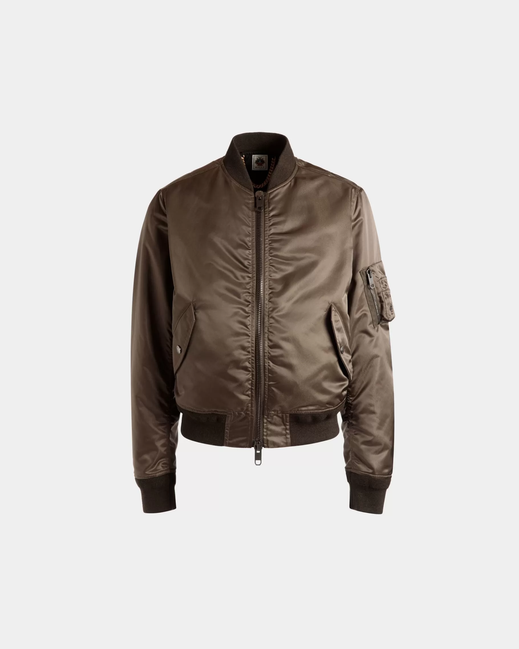 Coats & Jackets<Bally Adrien Brody Travel Collection Bomber In Military Nylon Green