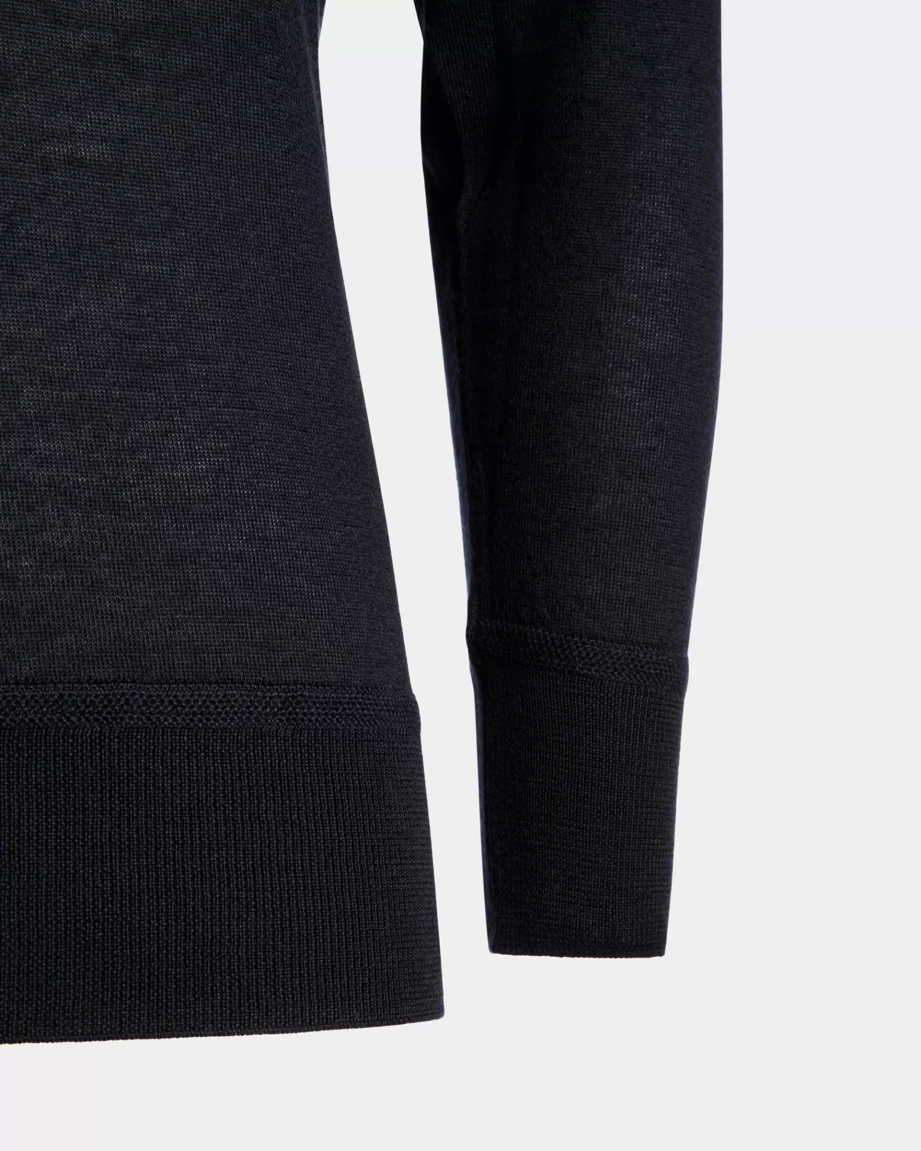 Knitwear<Bally Adrien Brody Travel Collection Crewneck Sweater In Navy Cashmere Blue