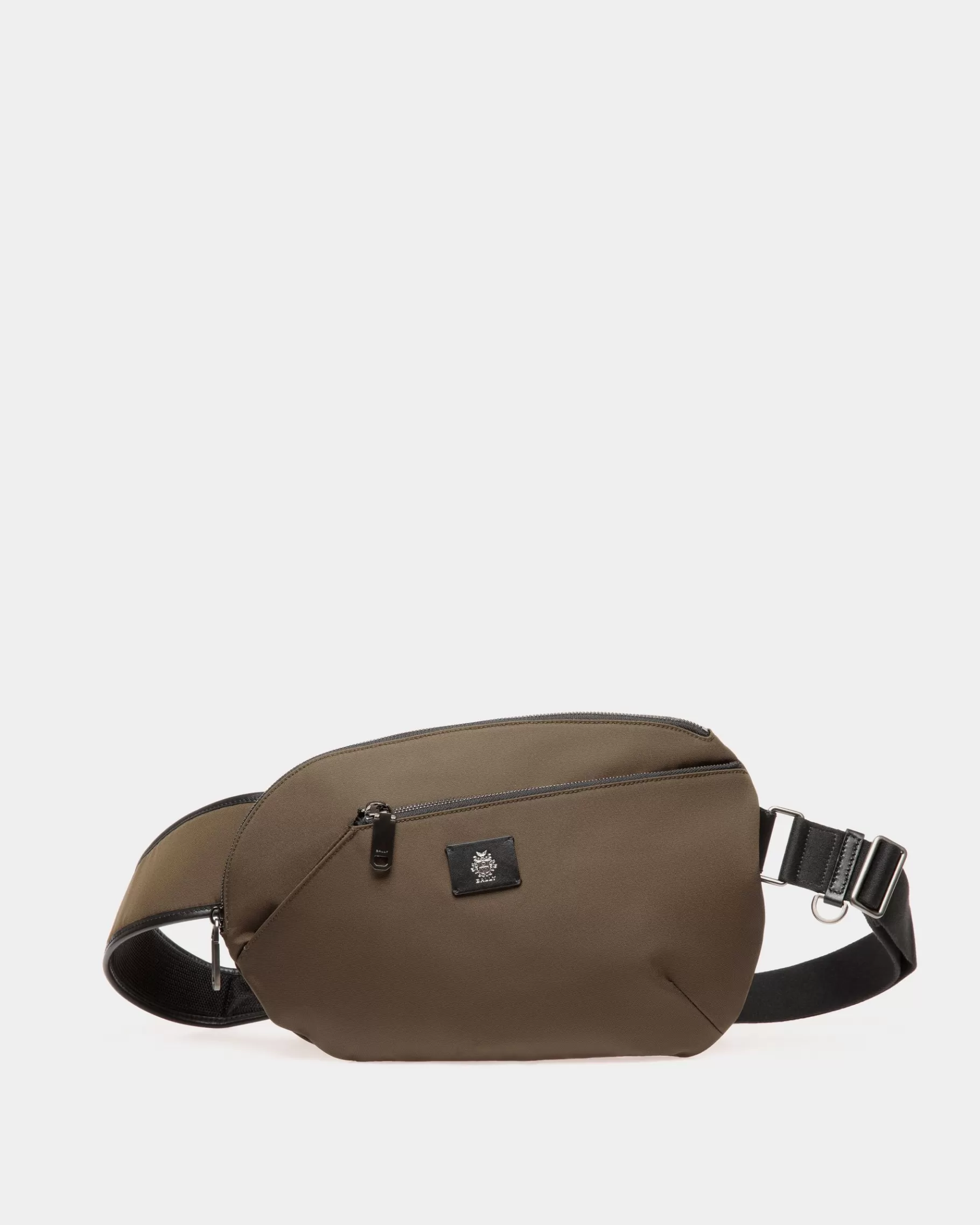Messenger Bags<Bally Adrien Brody Travel Collection Crossbody In Military Nylon Green