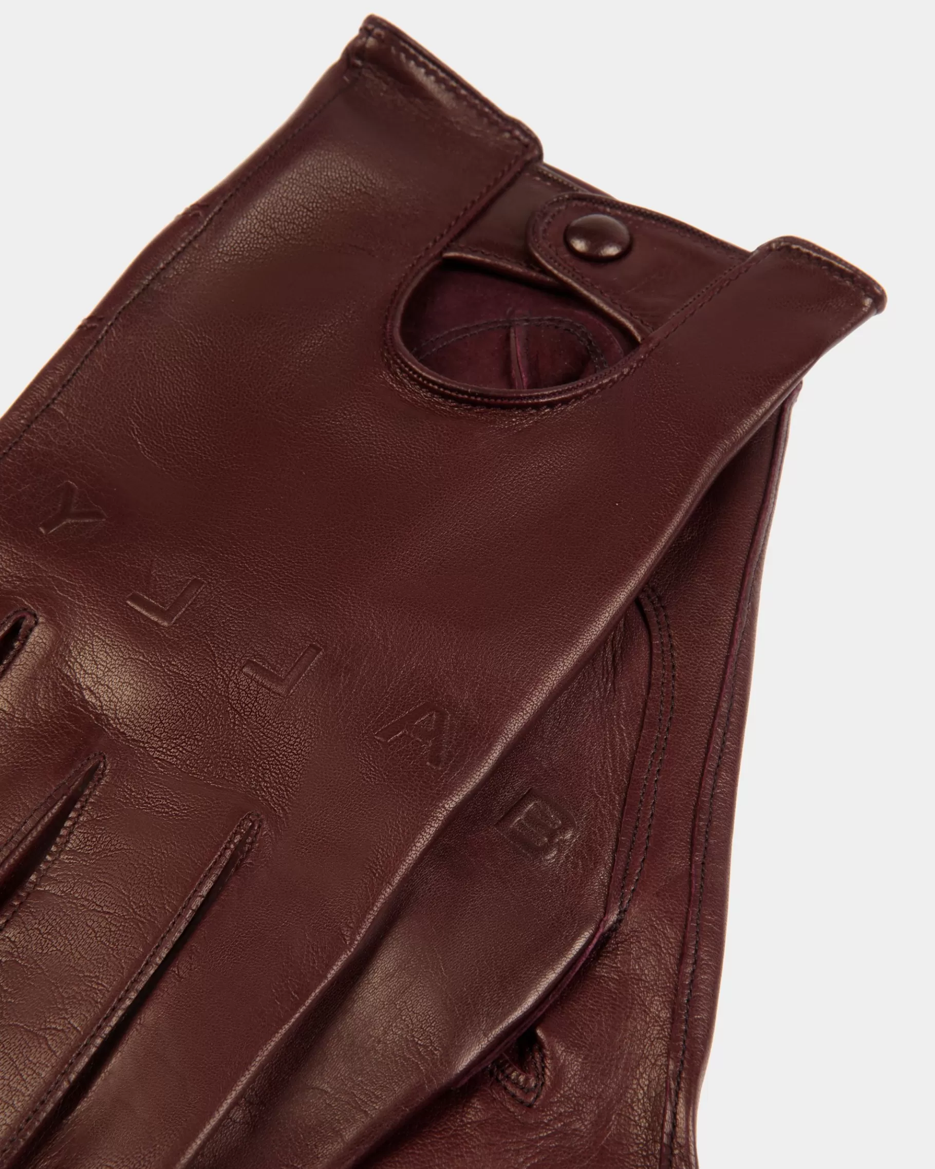 Gloves & Hats<Bally Adrien Brody Travel Collection Gloves In Leather Brown