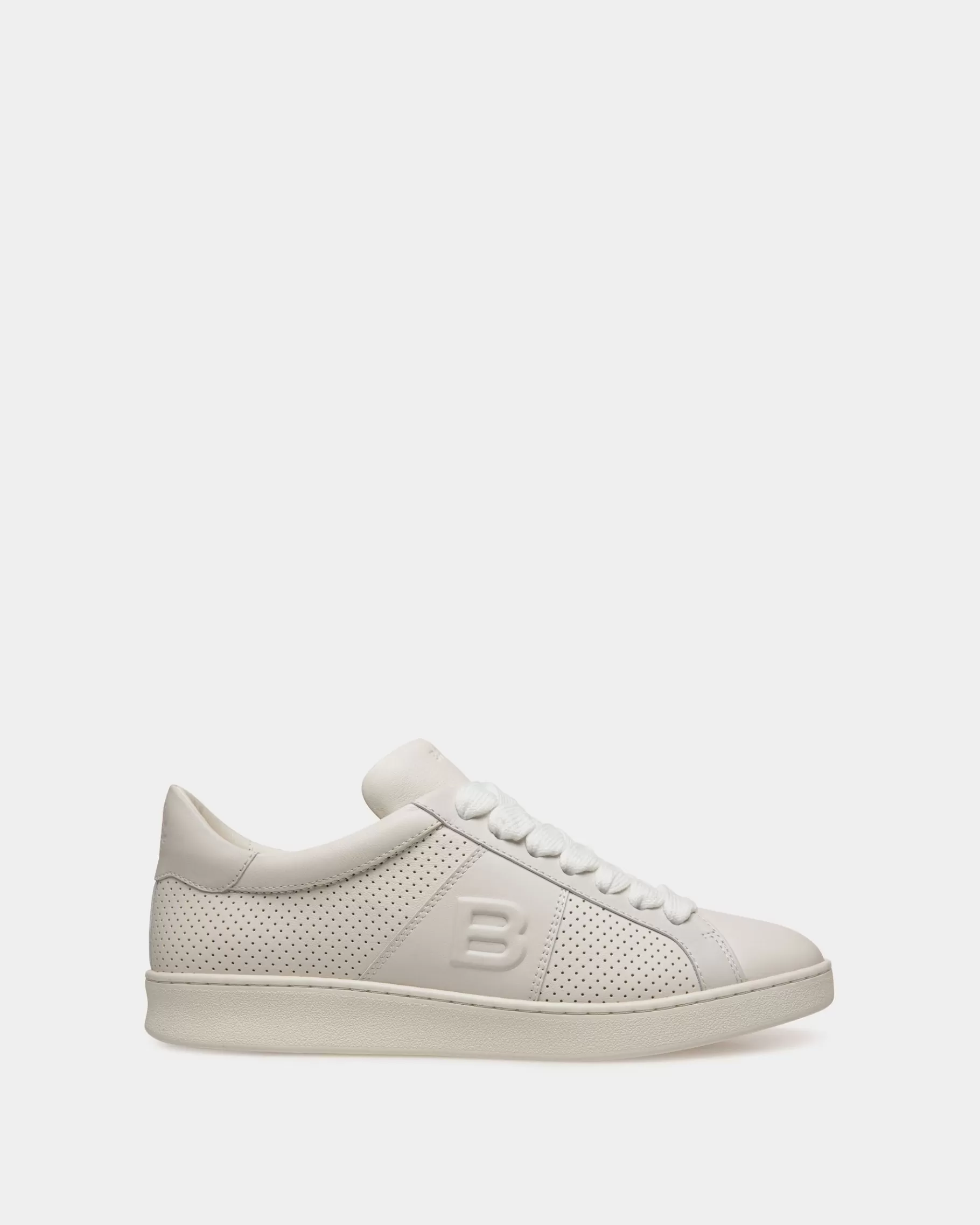 Sneakers<Bally Adrien Brody Travel Collection Sneaker In Leather White
