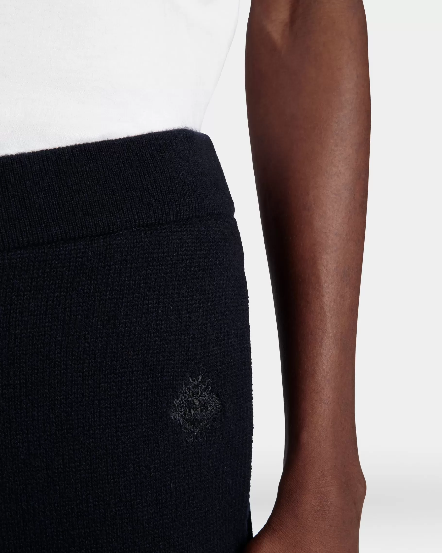 Pants<Bally Adrien Brody Travel Collection Sweatpants In Navy Wool Blend Blue