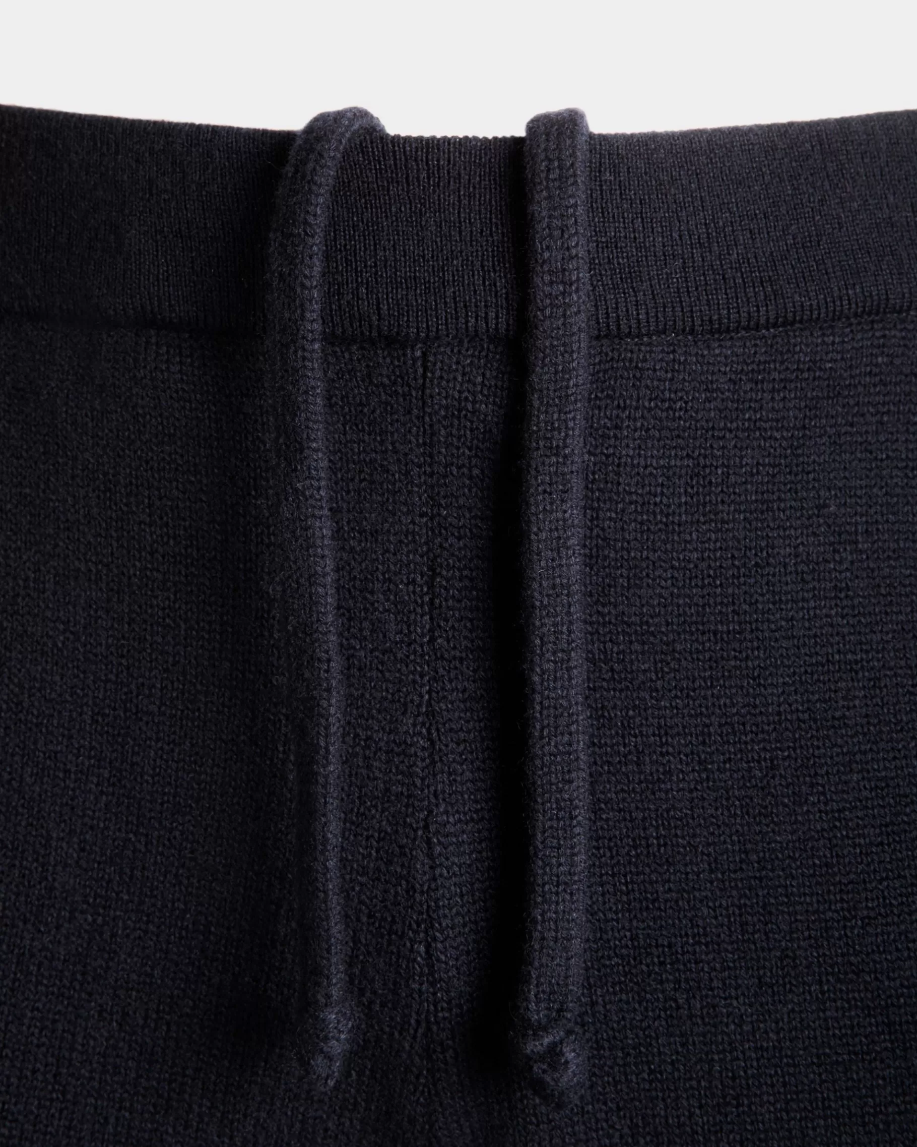 Pants<Bally Adrien Brody Travel Collection Sweatpants In Navy Wool Blend Blue