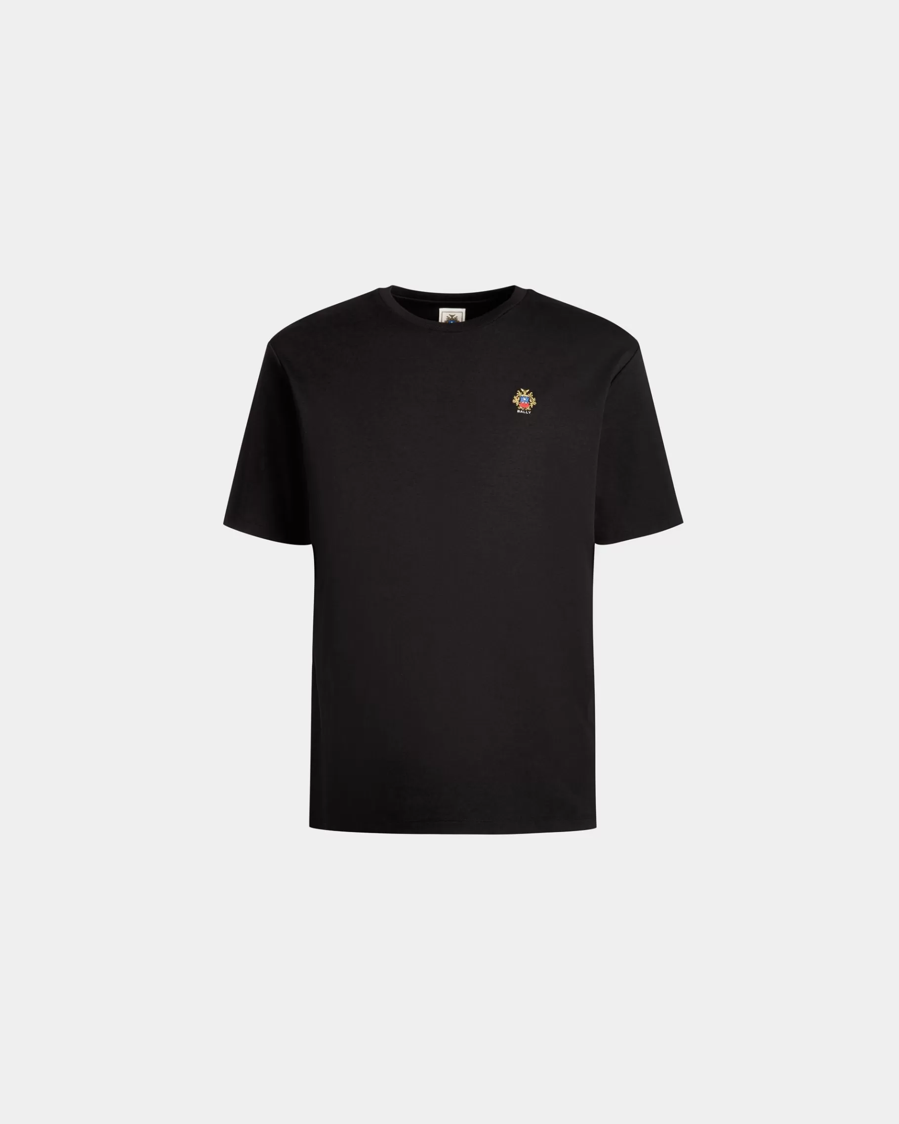 Shirts & T-shirts<Bally Adrien Brody Travel Collection T-Shirt In Cotton Black