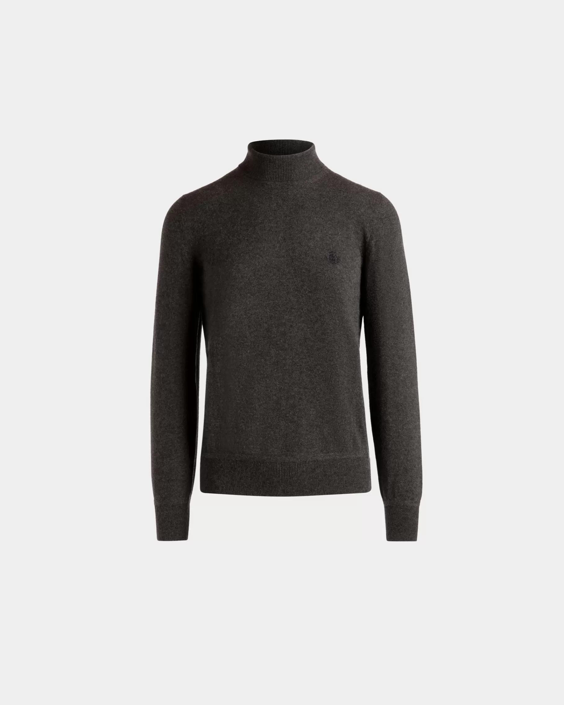 Knitwear<Bally Adrien Brody Travel Collection Turtleneck In Dark Cashmere Grey