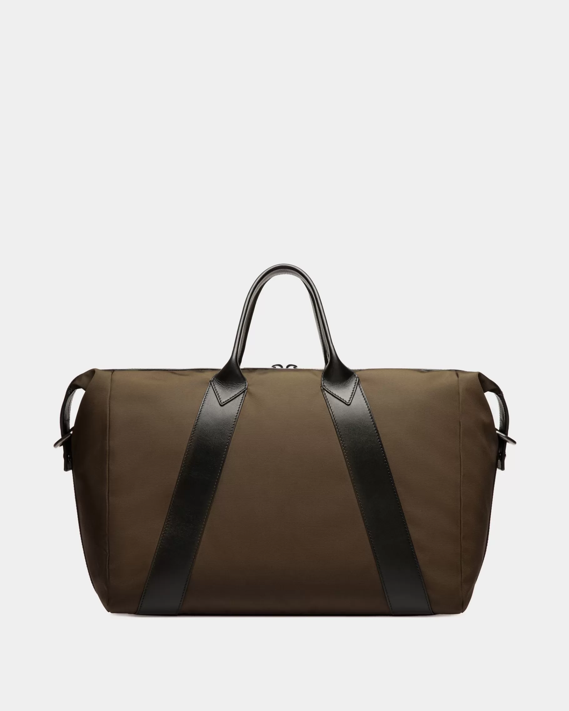 Travel Bags<Bally Adrien Brody Travel Collection Weekender In Military And Black Nylon Green