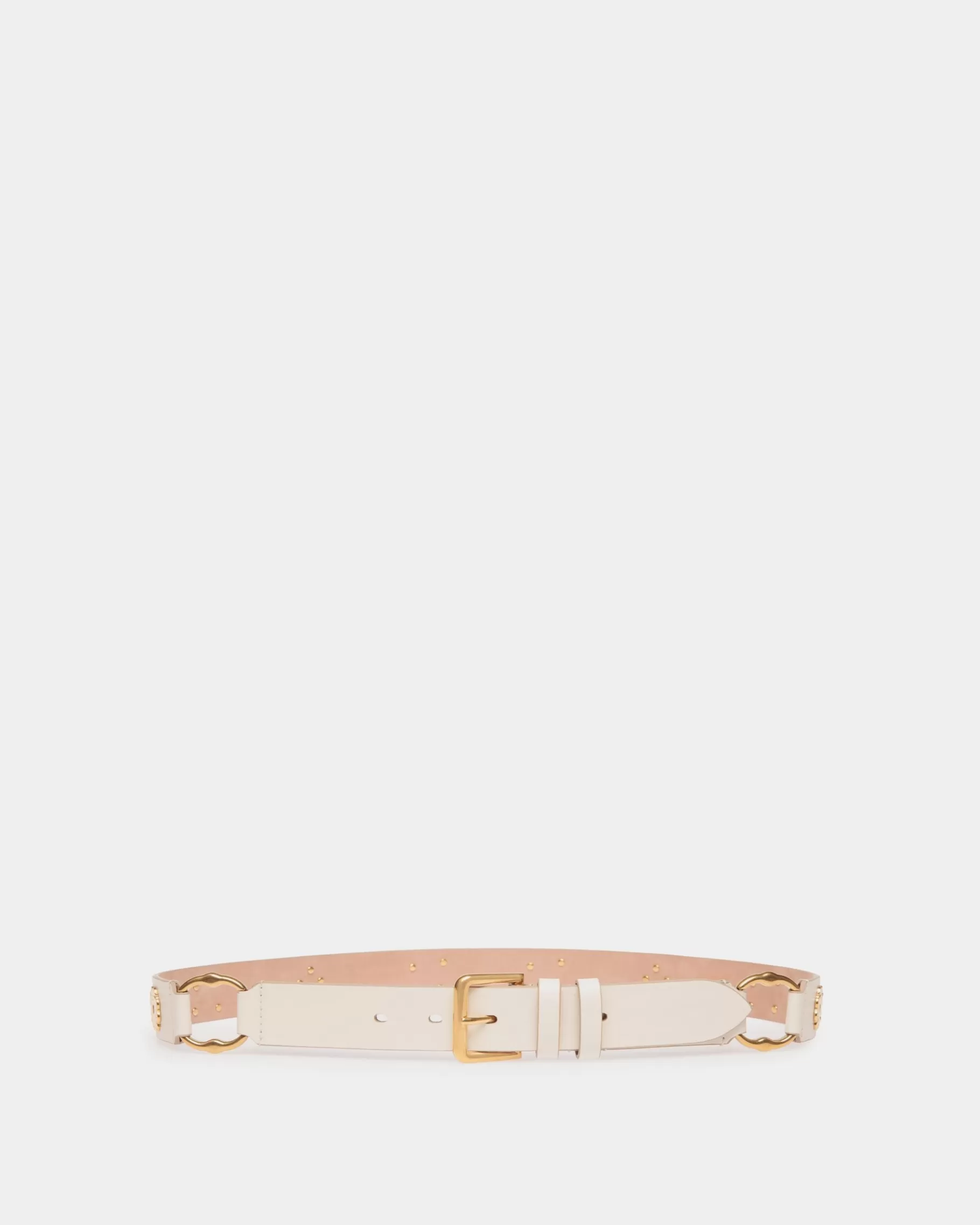 Belts<Bally Arkle 85 cm Belt in Leather White