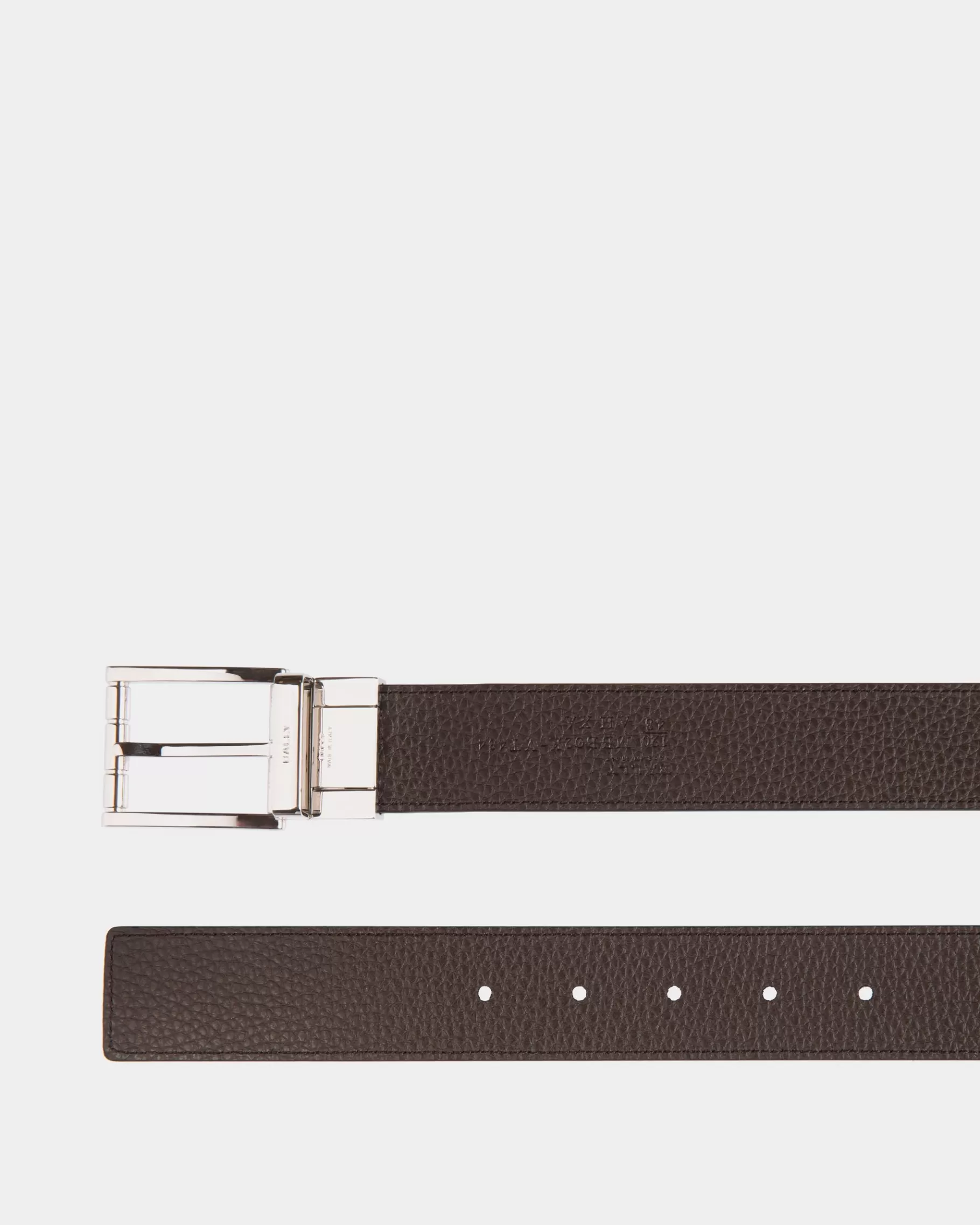 Belts<Bally Astory 35mm Reversible And Adjustable Belt In Black And Brown Leather Multicolor