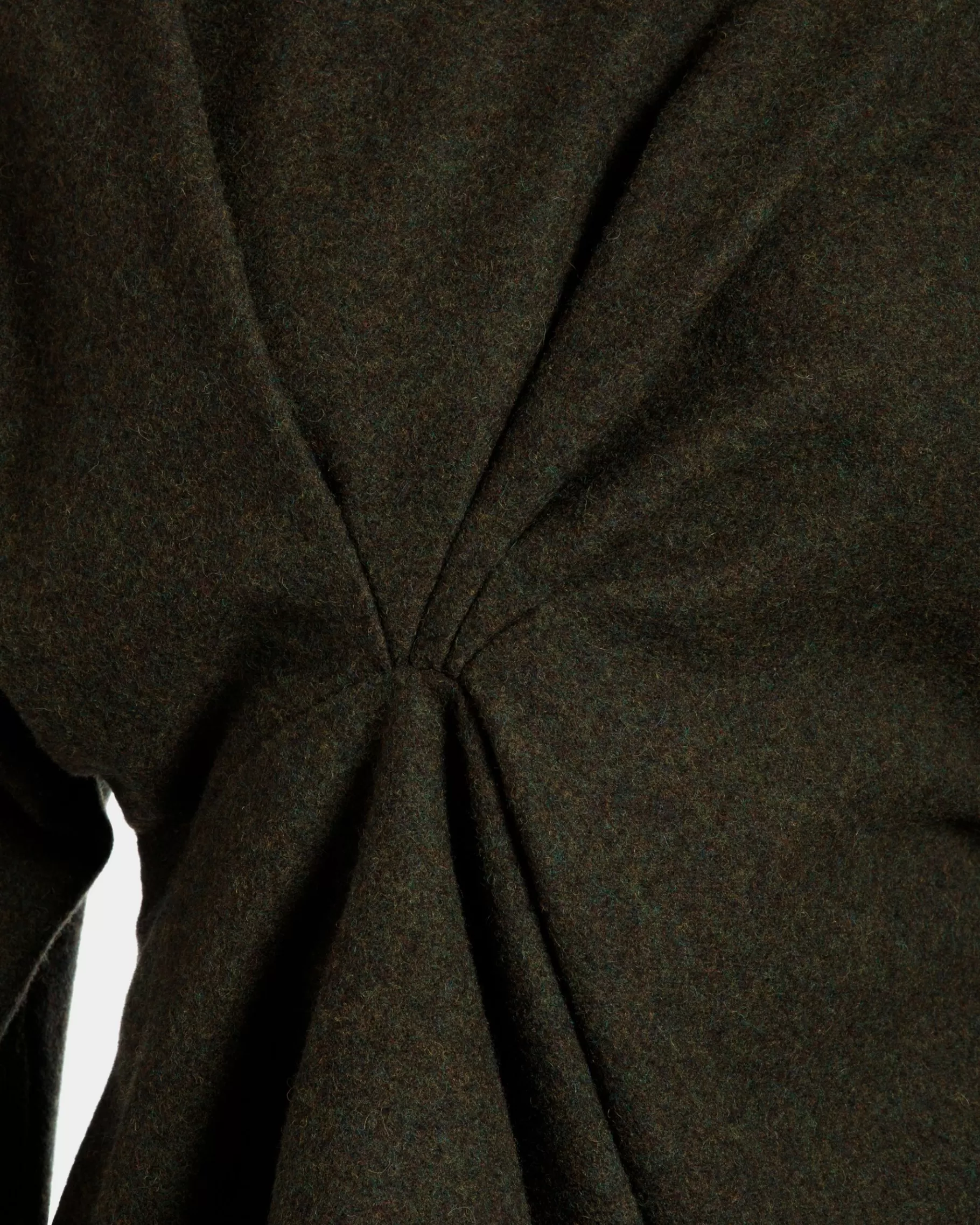 Dresses & Skirts<Bally Asymmetric Dress In Dark Wool Green