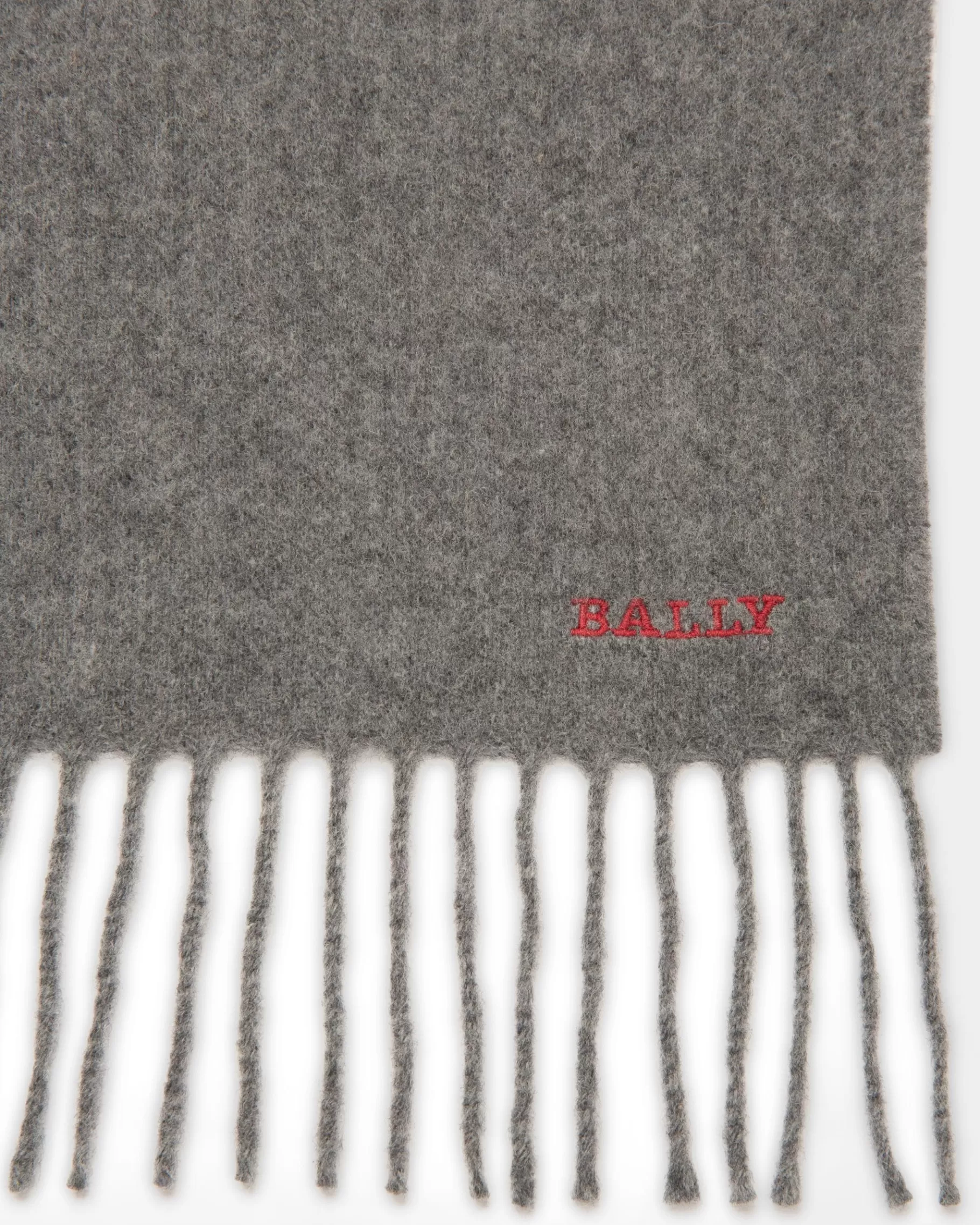 Scarves<Bally Stripe Scarf Grey