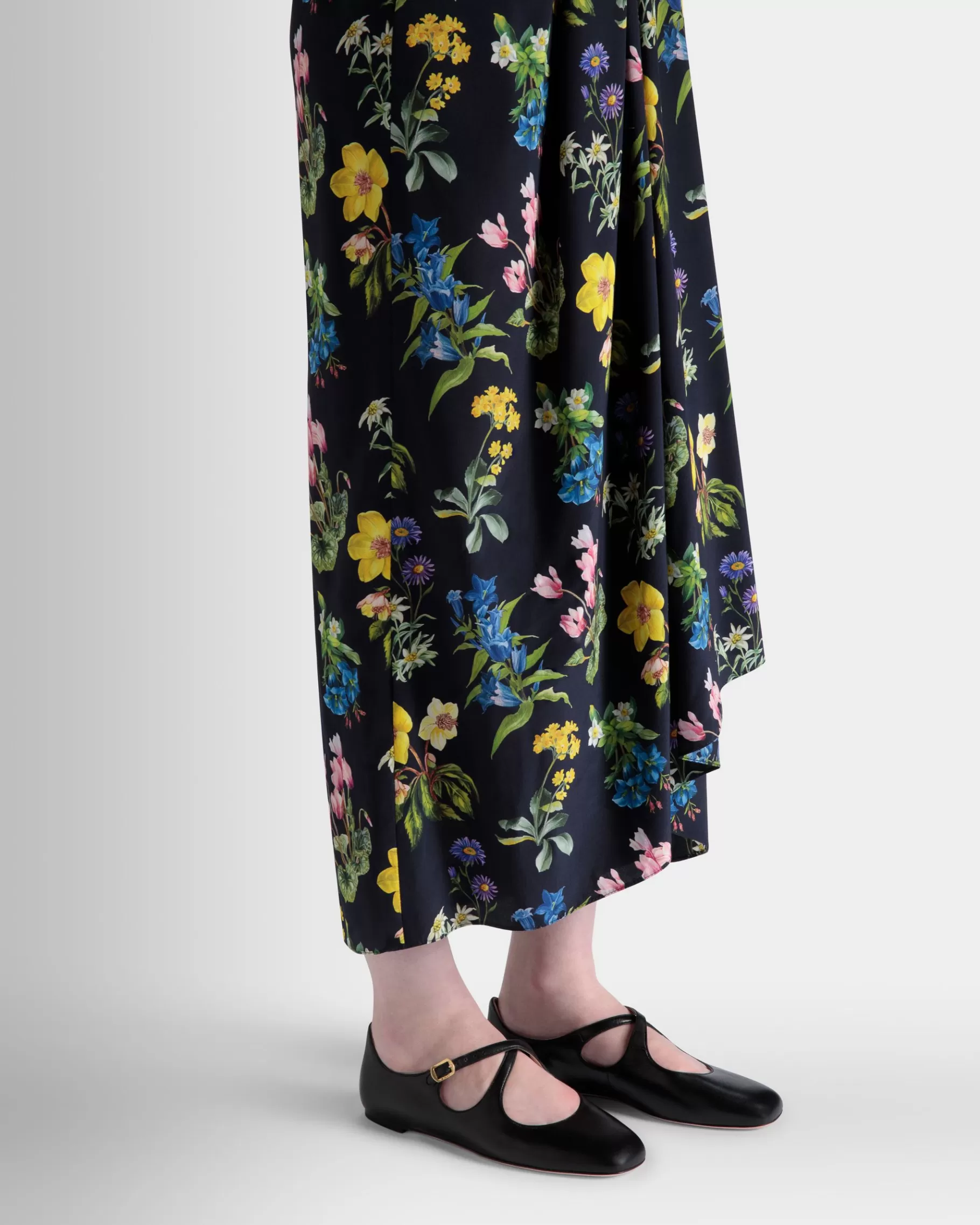 Flats & Moccasins<Bally rina Flat In Nappa Leather Black