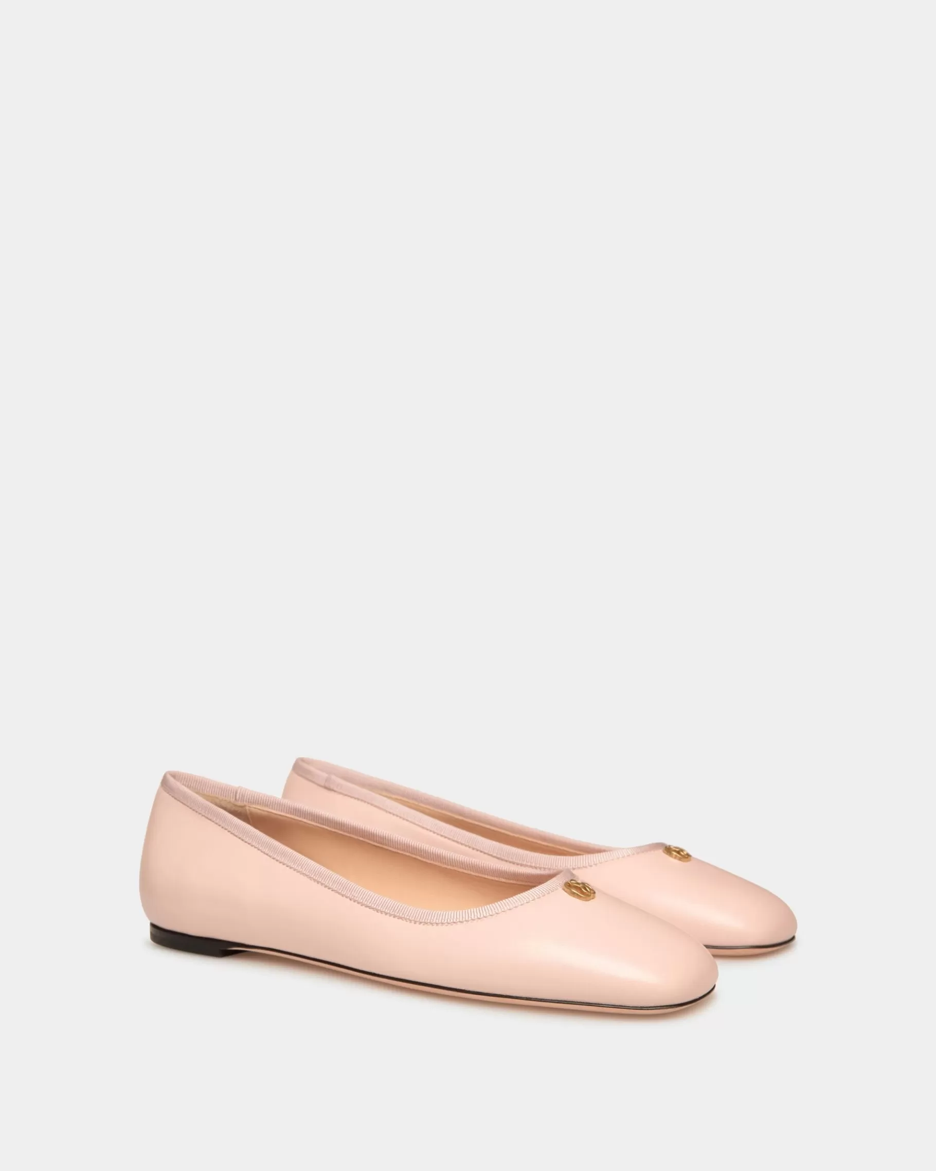 Flats & Moccasins<Bally rina Flat In Light Nappa Leather Pink