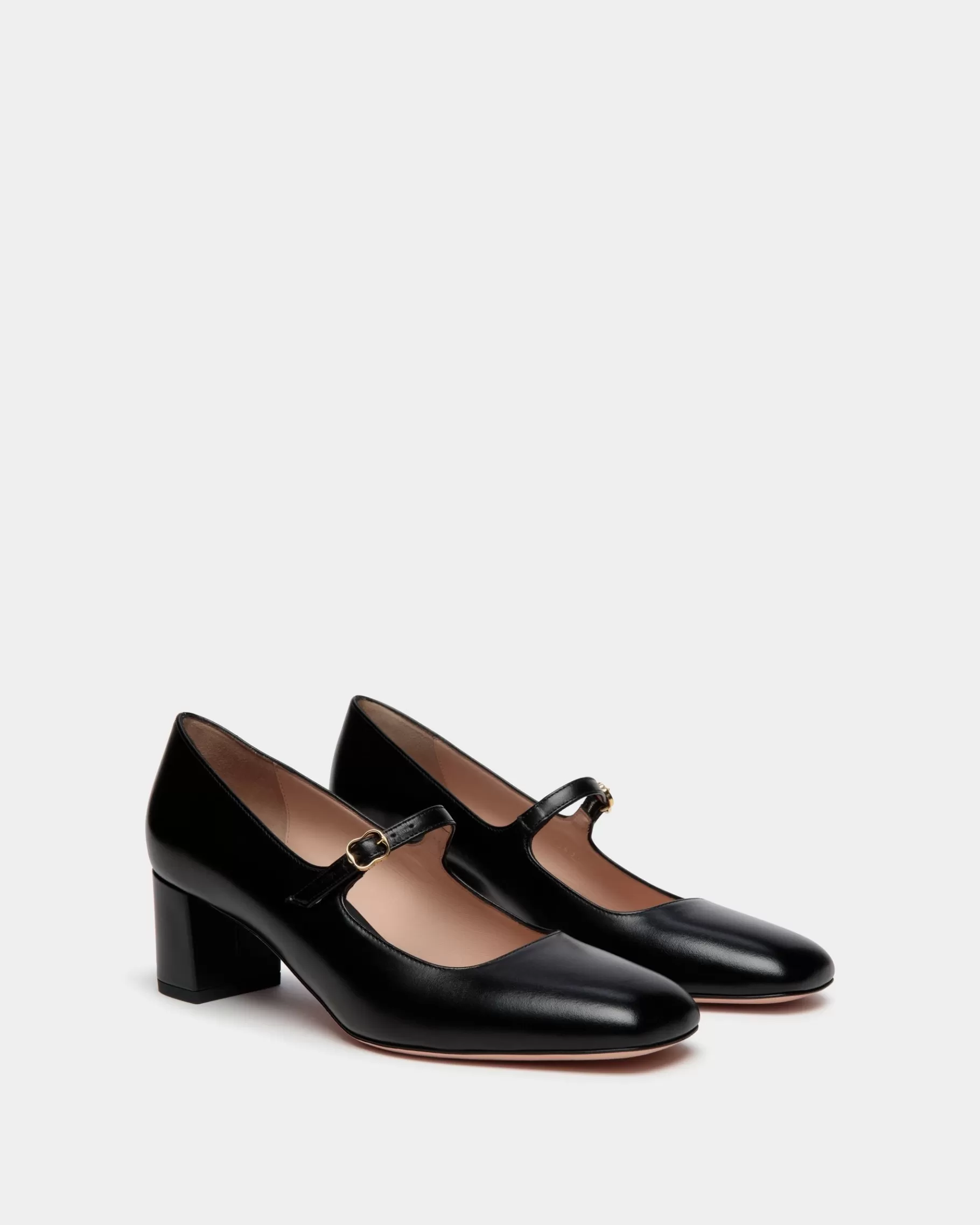 Pumps<Bally rina Mary-Jane Pump In Leather Black
