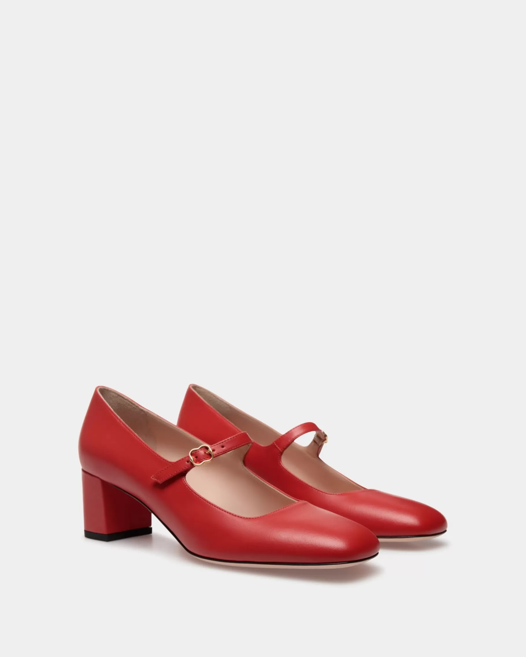 Pumps<Bally rina Mary-Jane Pump In Candy Leather Red
