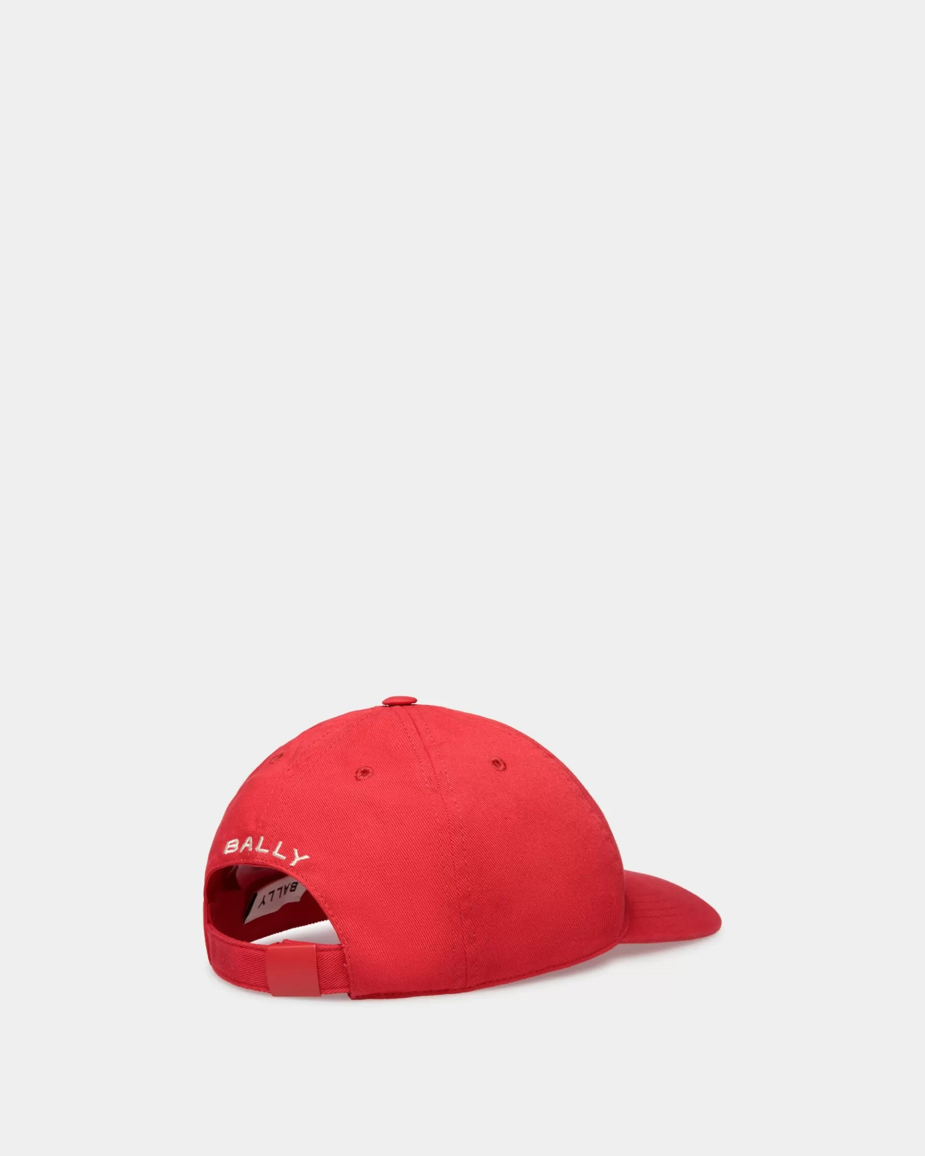 Gloves & Hats | Gloves & Hats<Bally Baseball Hat in Candy Cotton Red