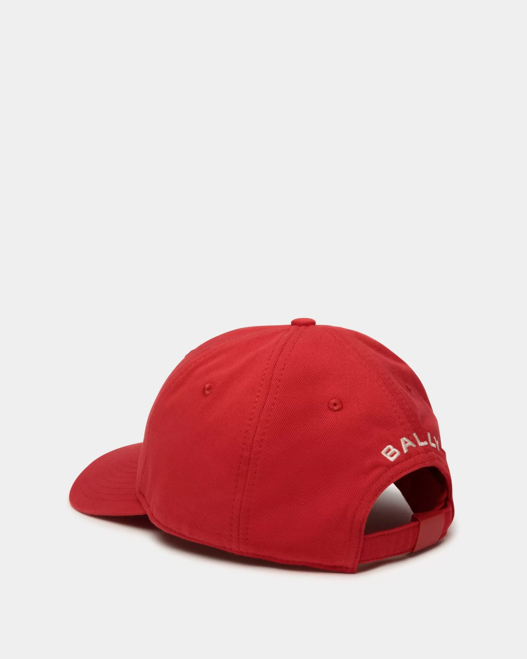 Gloves & Hats<Bally Baseball Hat With Choco-Candy Detail In Cotton Red