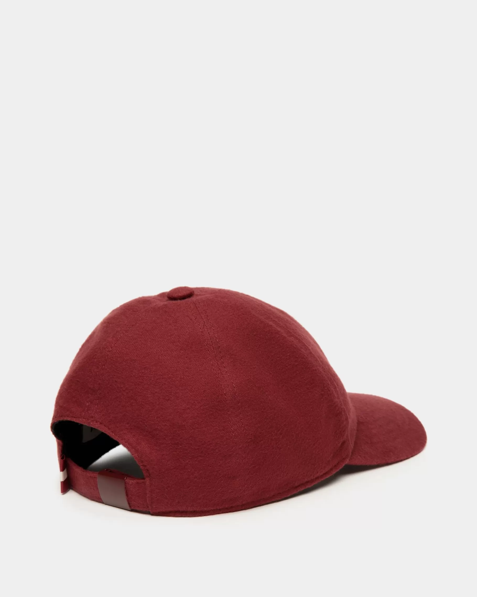 Gloves & Hats<Bally Baseball Hat With Logo In Andorra Cotton Burgundy