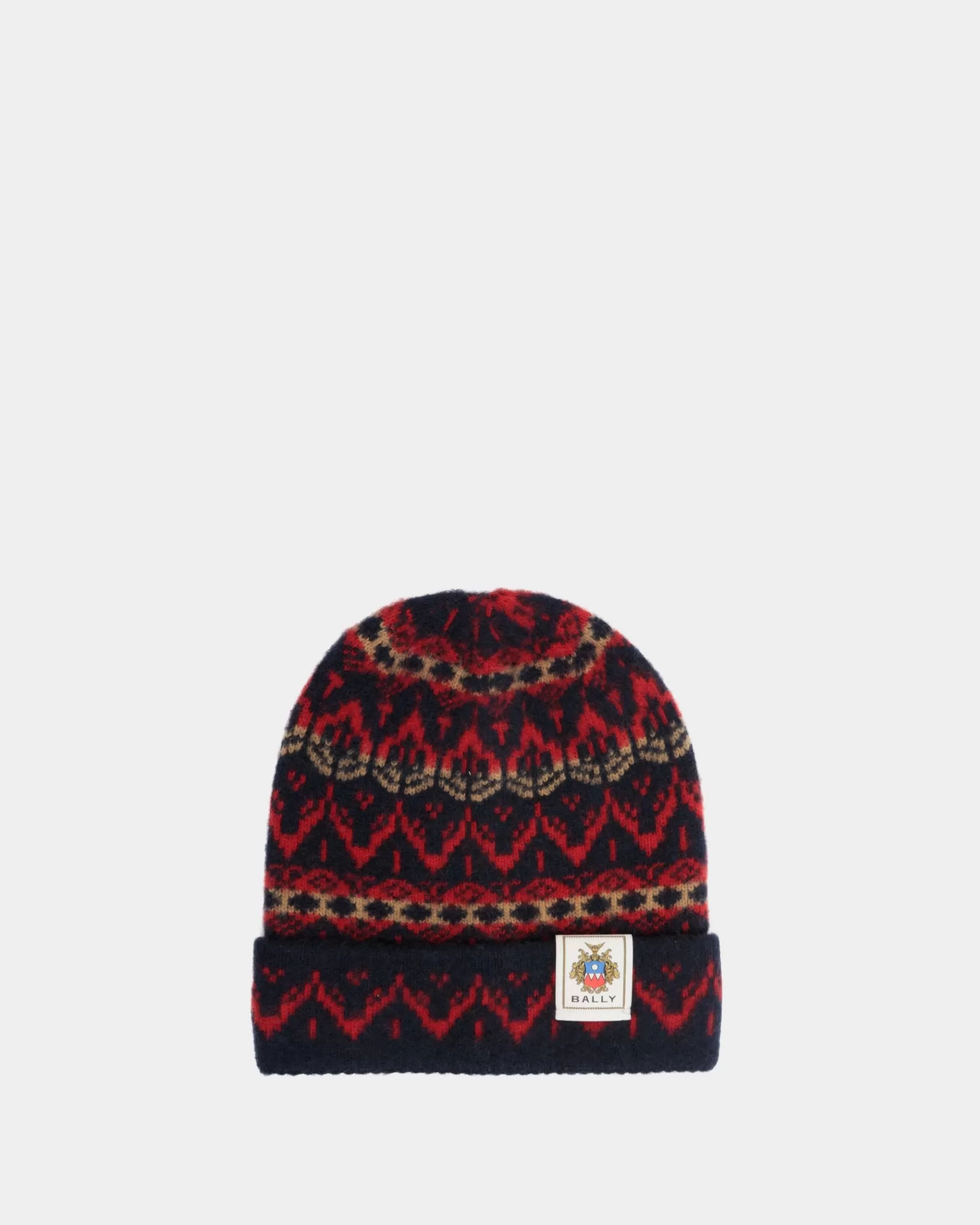 Gloves & Hats<Bally Beanie In Wool Multicolor