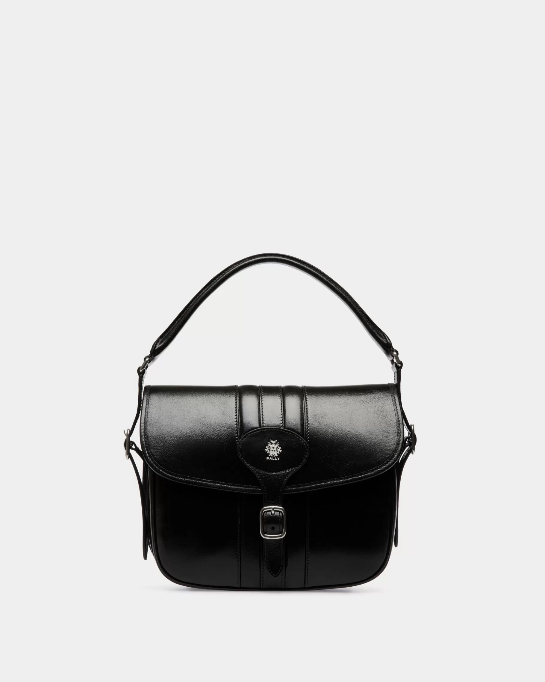Messenger Bags<Bally Beckett Crossbody Bag In Leather Black