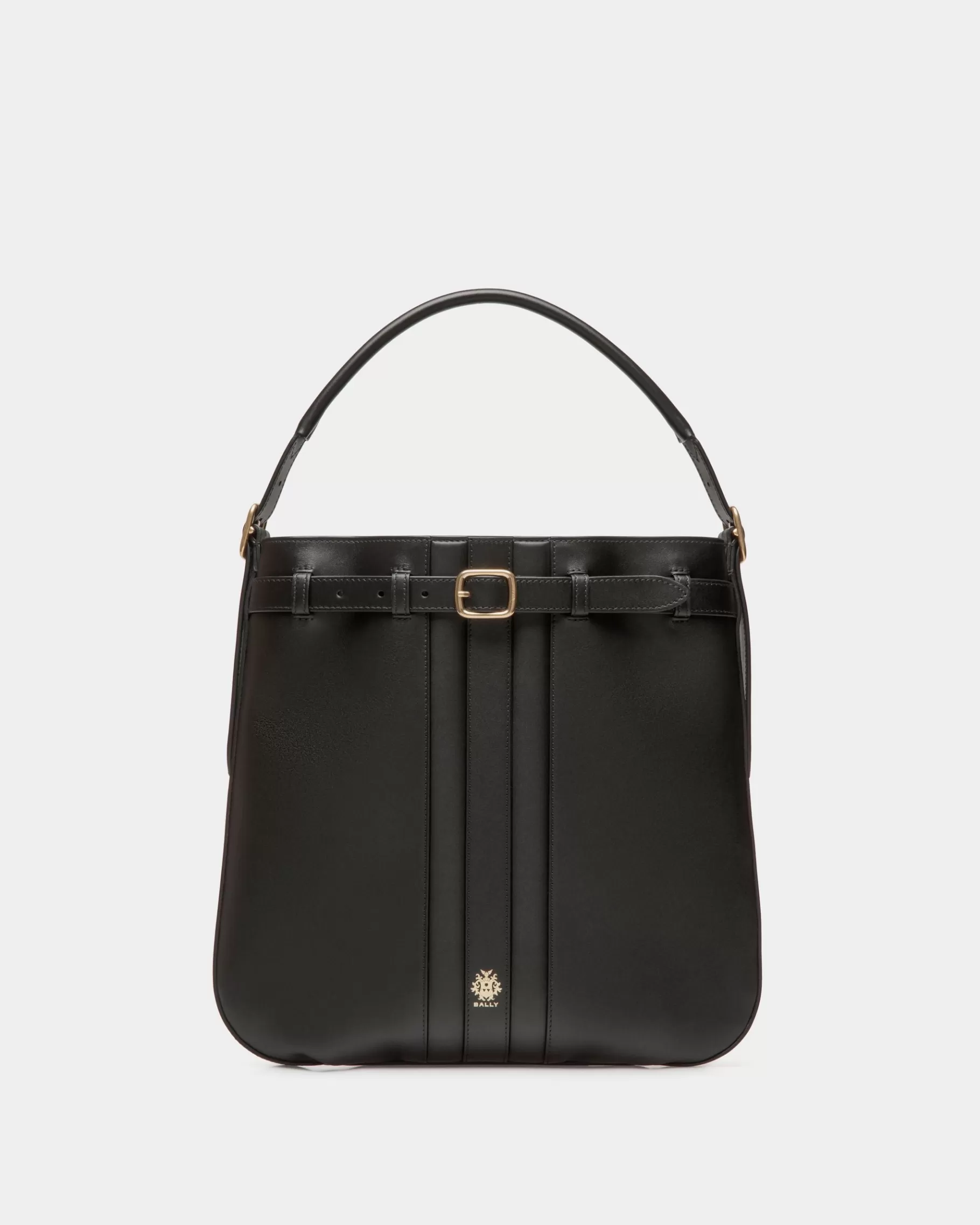 Messenger Bags<Bally Beckett Crossbody Bag In Leather Black