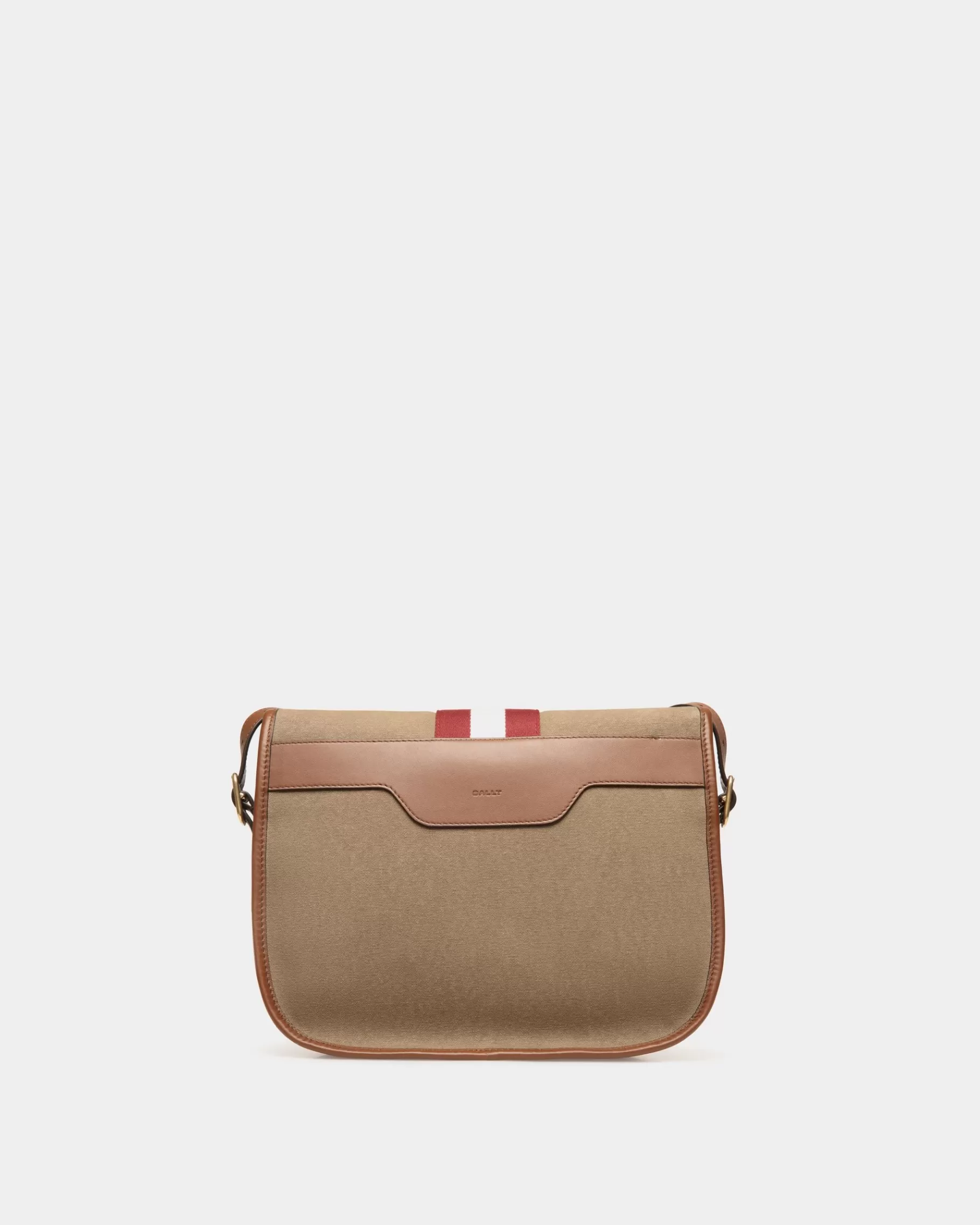 Messenger Bags<Bally Beckett Crossbody Bag In Khaki Cotton Canvas Green