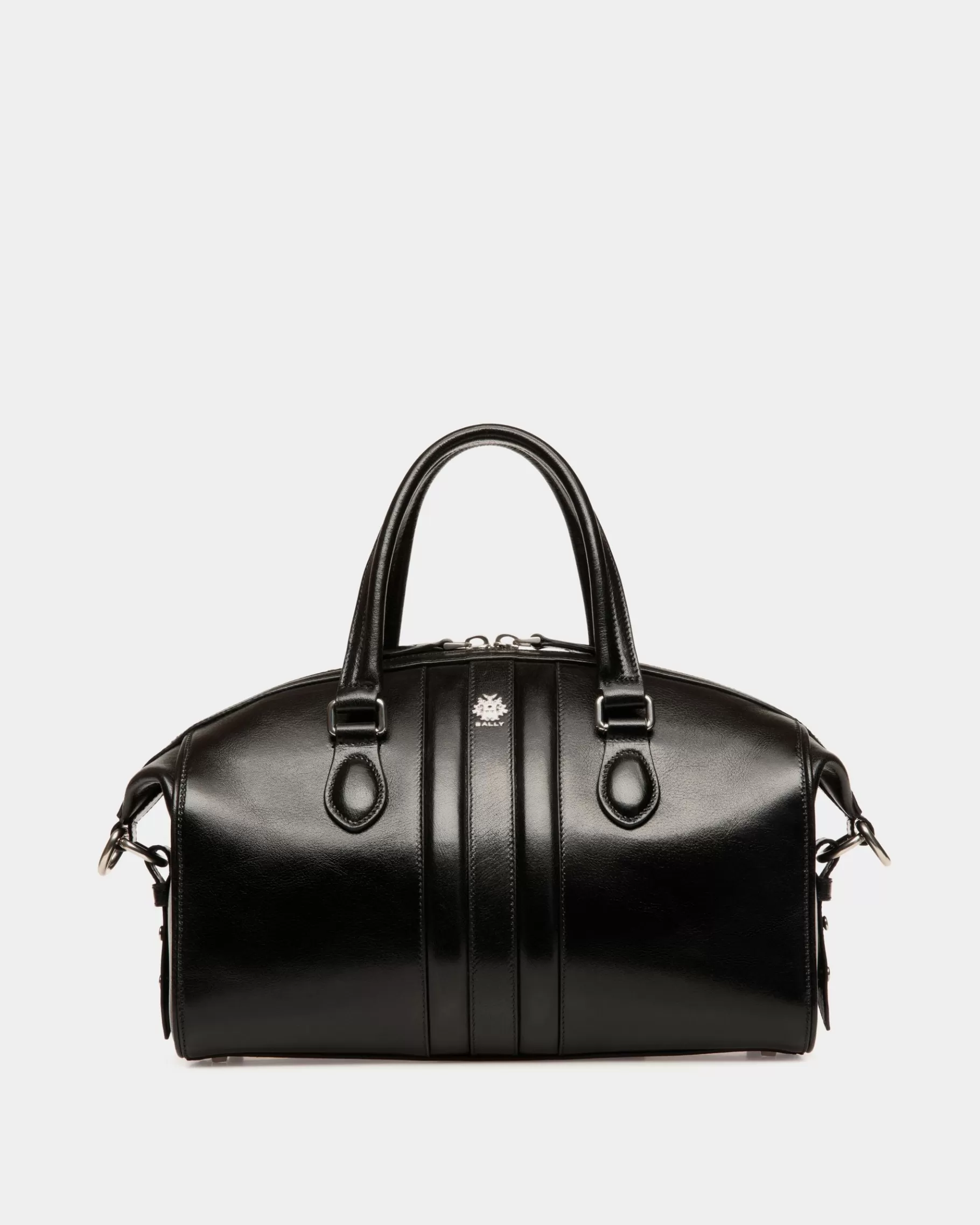 Top Handle Bags<Bally Beckett Top Handle Bag In Leather Black