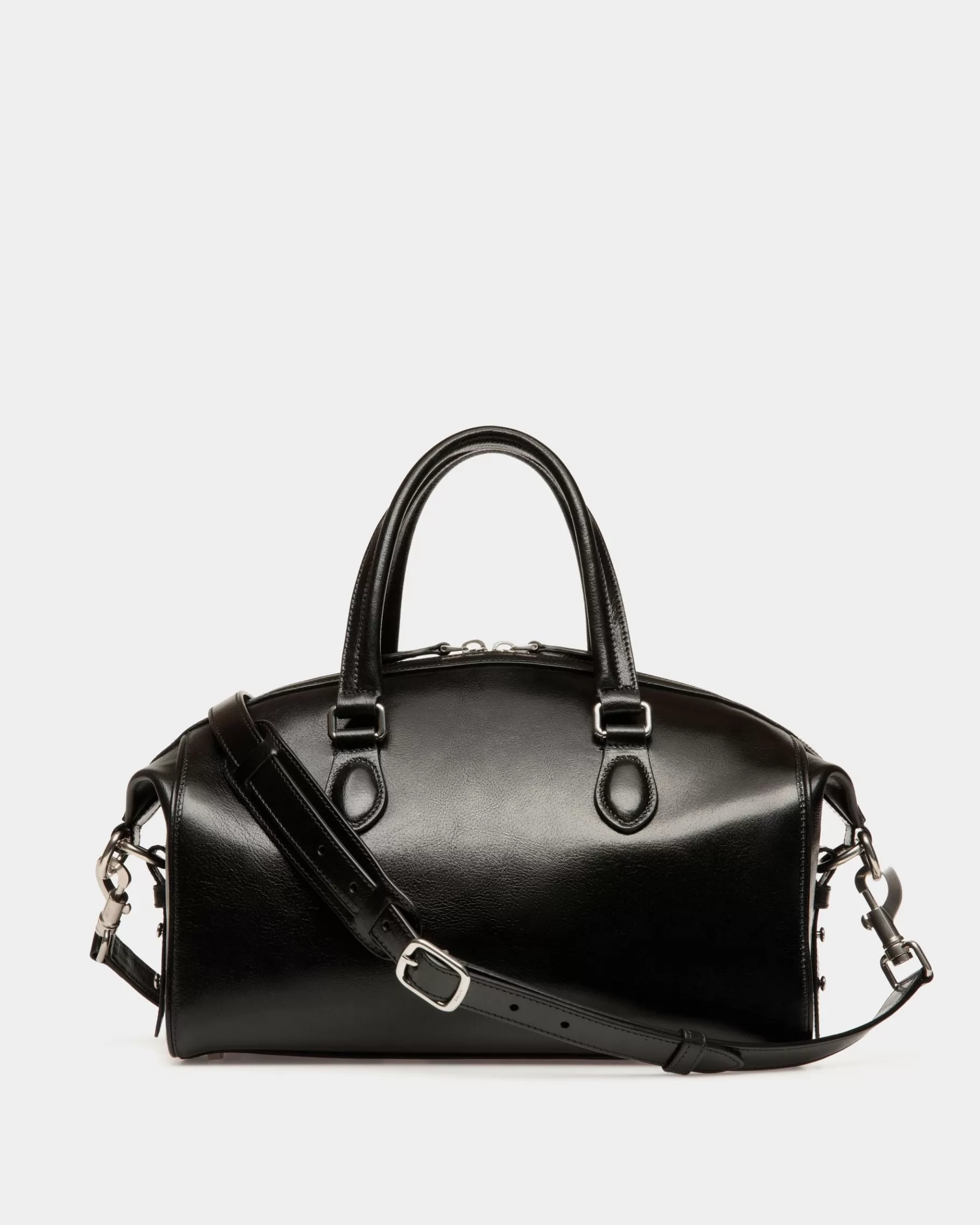 Top Handle Bags<Bally Beckett Top Handle Bag In Leather Black