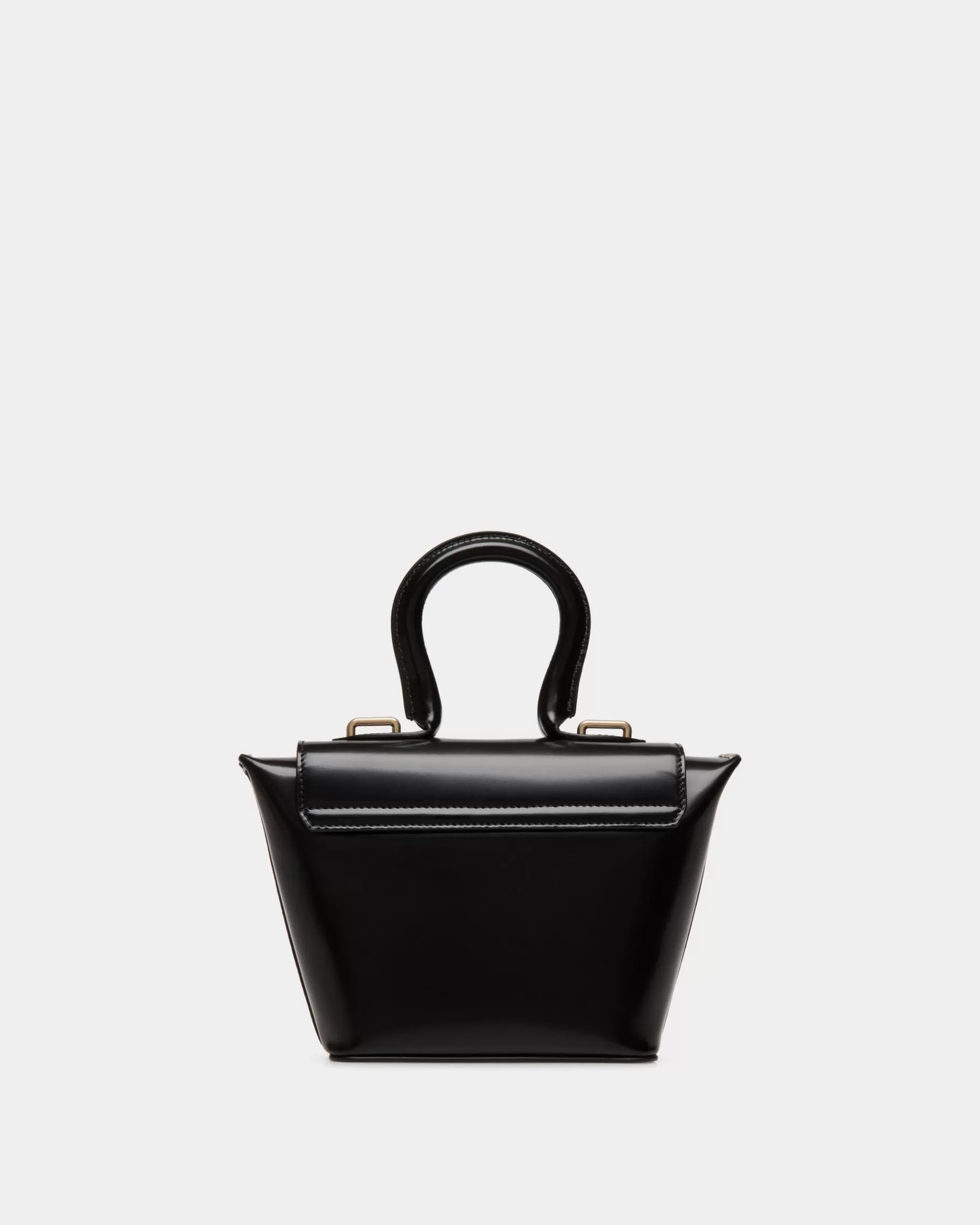 Mini & Belt Bags<Bally Belle Minibag In Brushed Leather Black