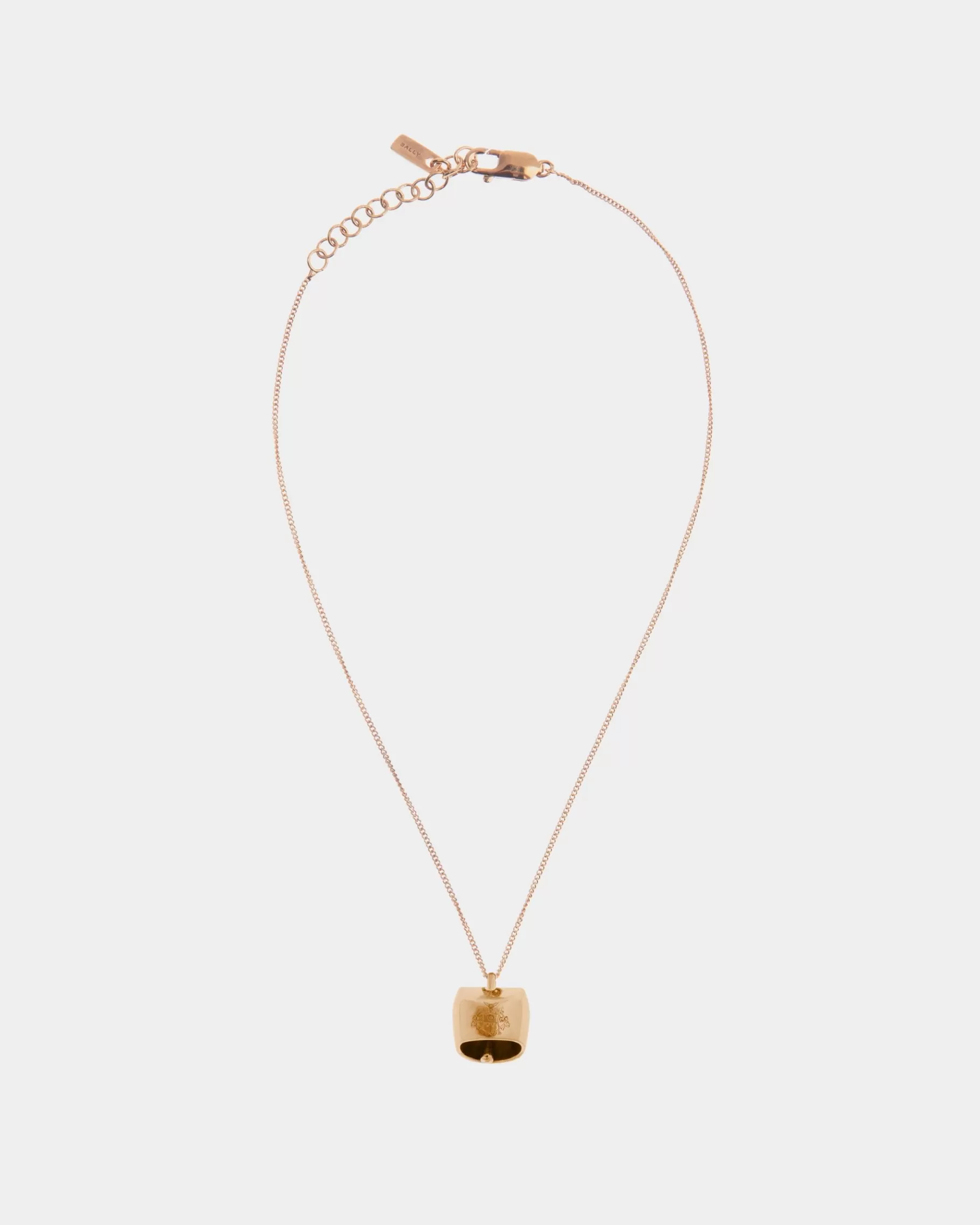 Small Accessories | Jewelry<Bally Belle Necklace in Eco Brass Gold
