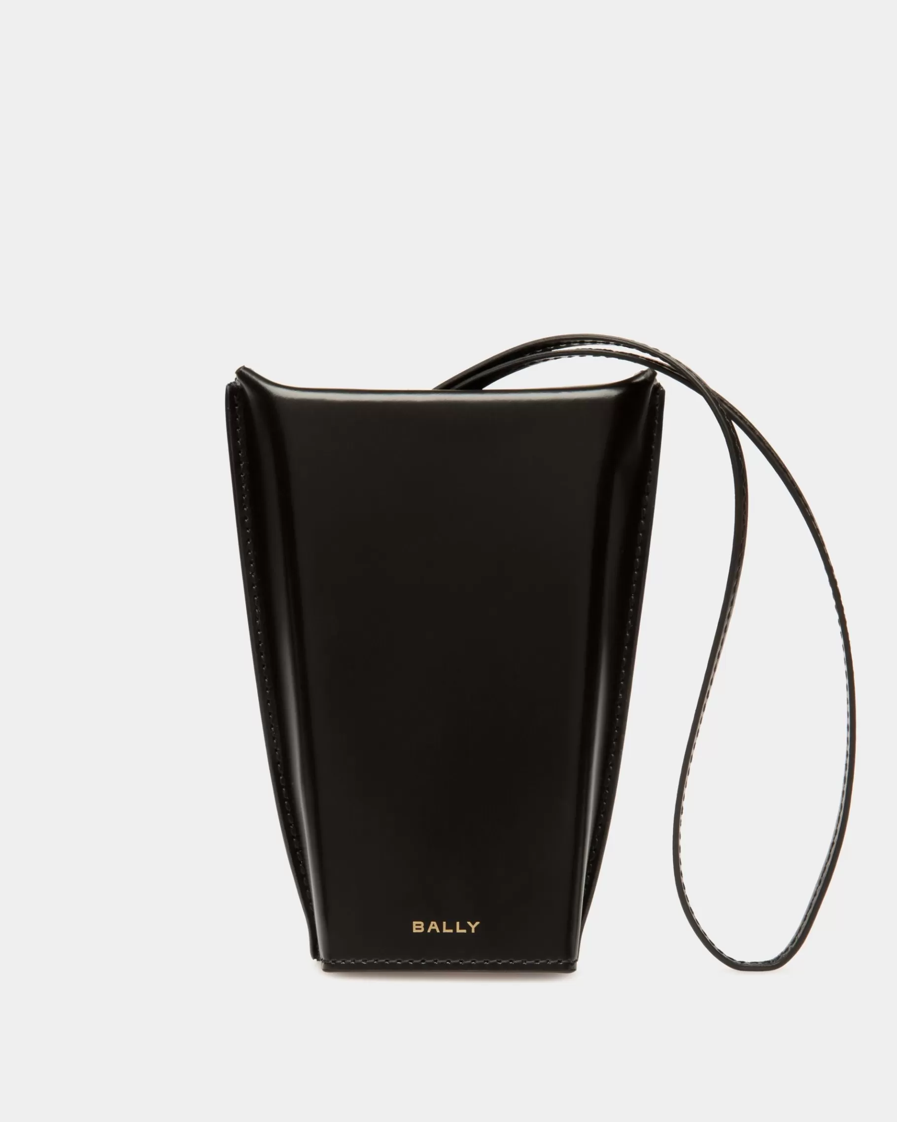 Small Accessories<Bally Belle Sunglasses Holder in Brushed Leather Black