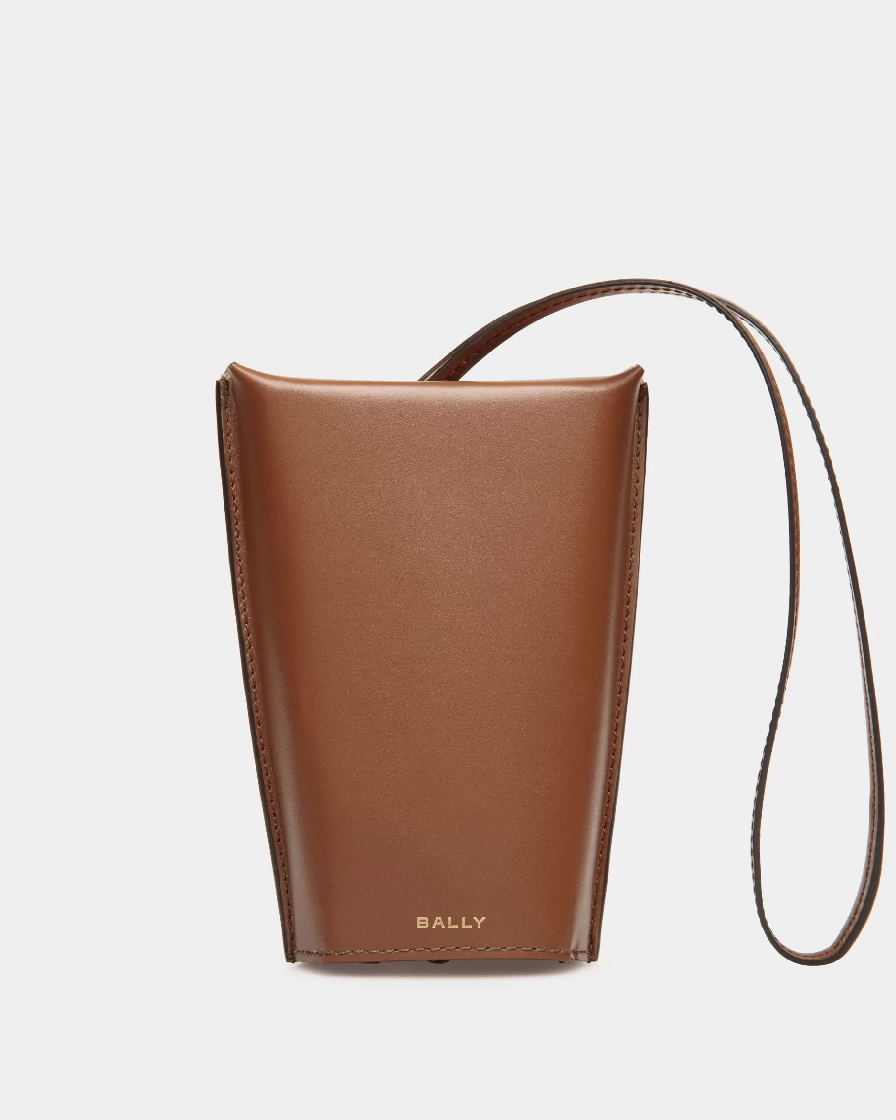 Small Accessories<Bally Belle Sunglasses Holder in Leather Brown