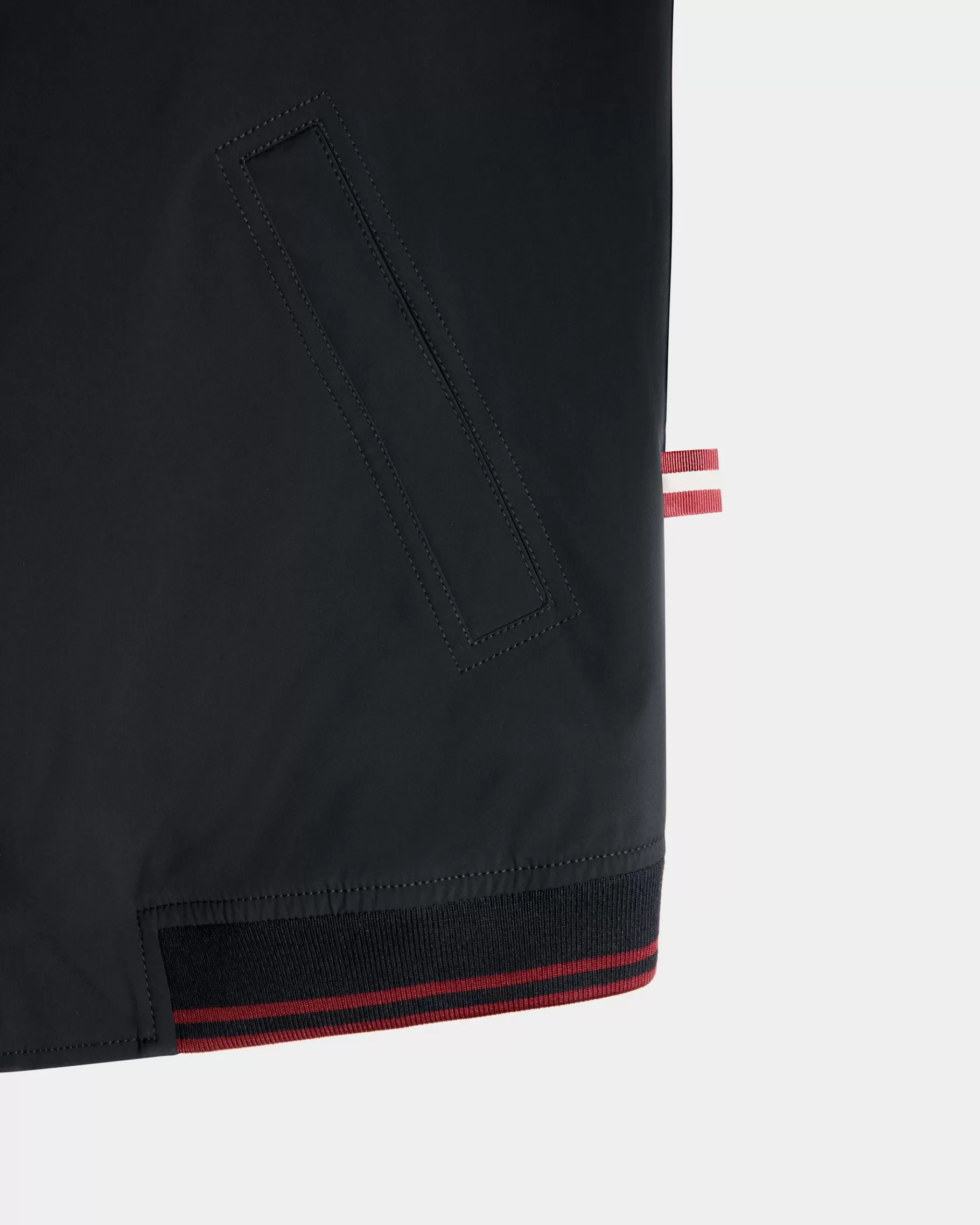 Coats & Jackets<Bally Blouson In Navy Nylon Blue