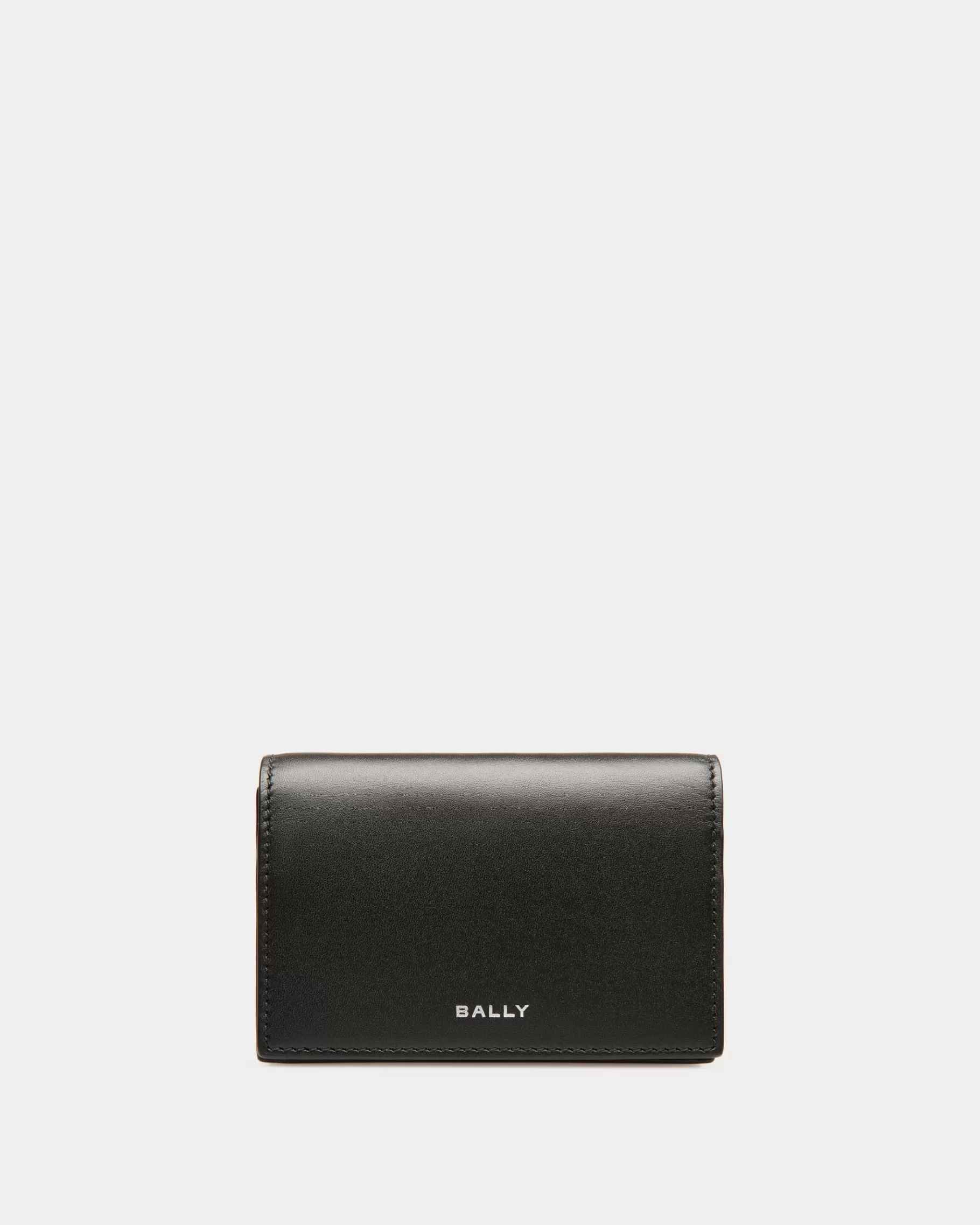 Wallets & Card Holders<Bally Busy Business Card Case in Leather Black