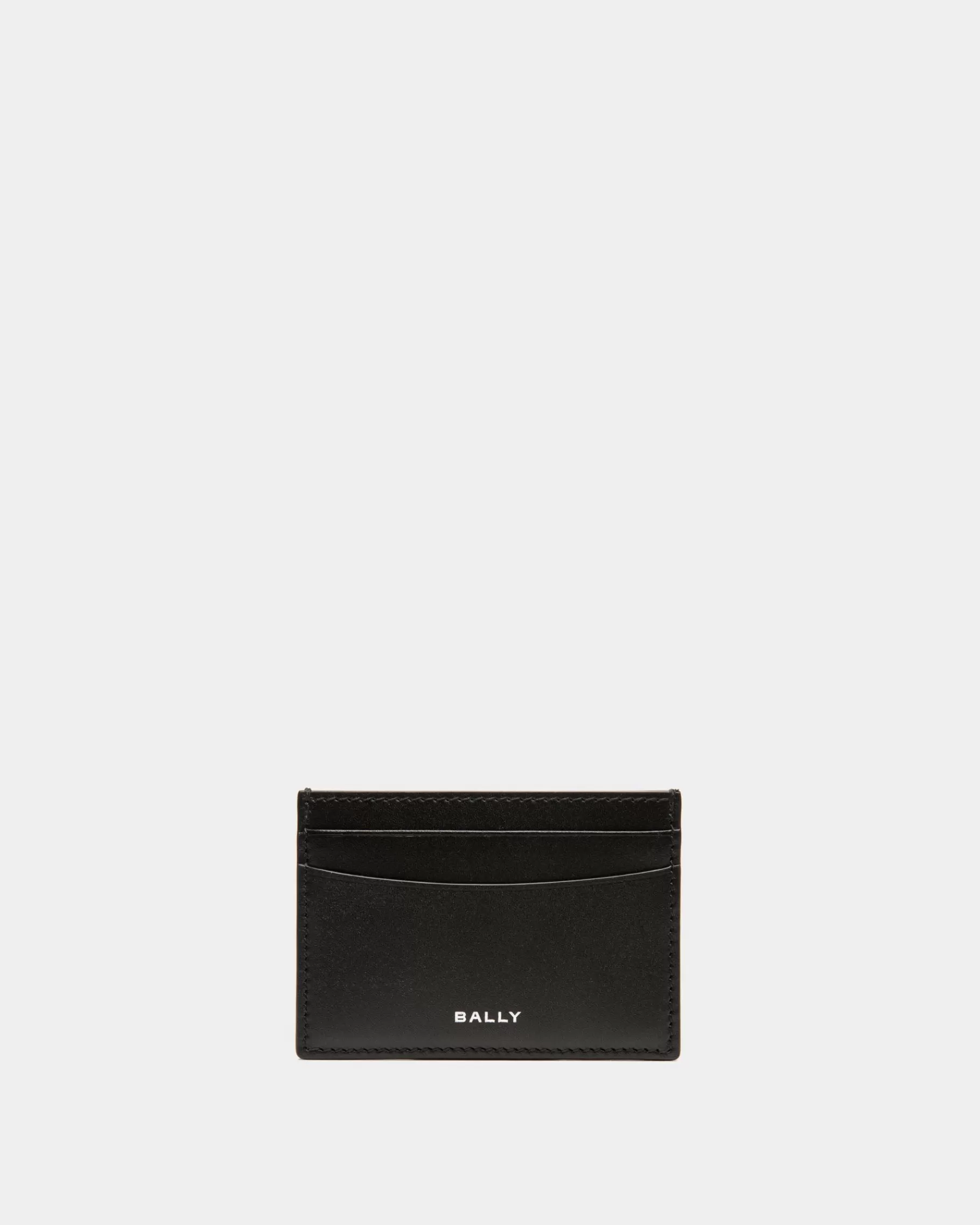 Wallets & Card Holders<Bally Busy Card Holder in Leather Black