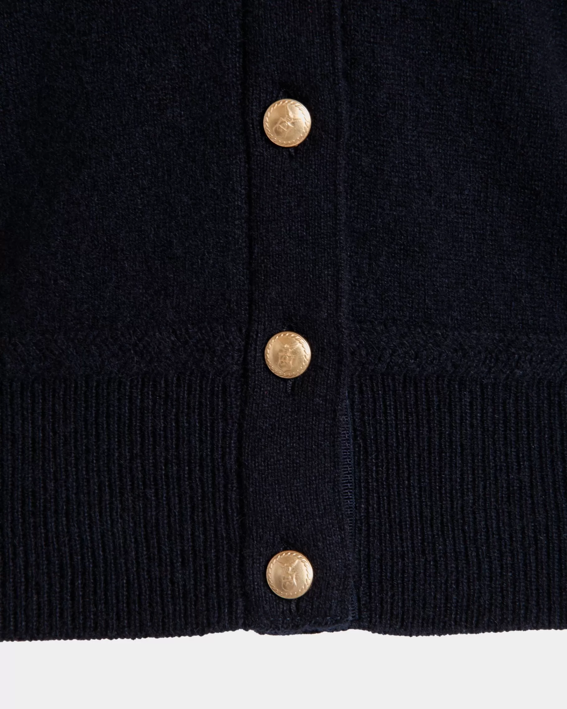 Knitwear<Bally Cardigan In Navy Cashmere Blue