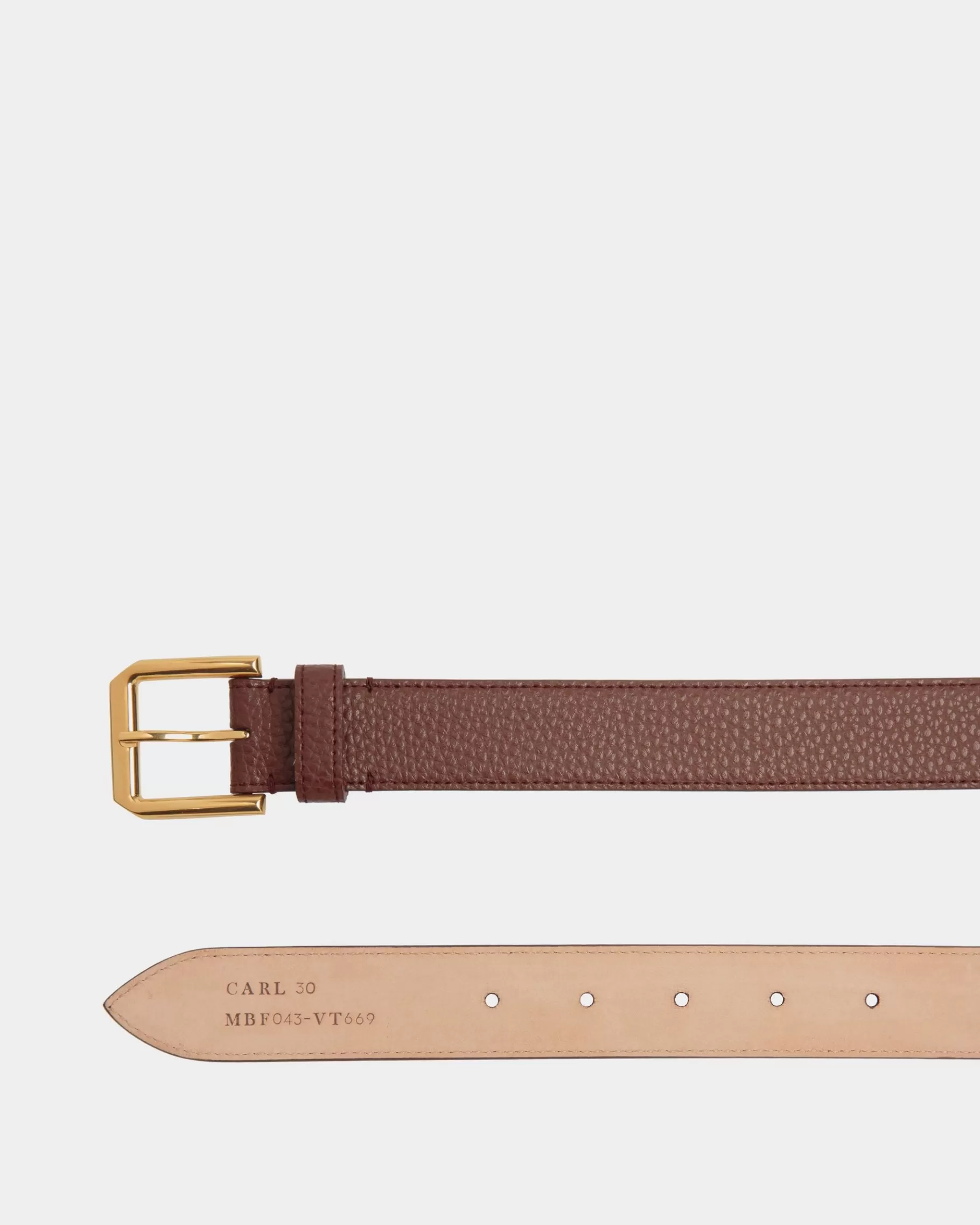 Belts<Bally Carl 30mm Belt in Leather Brown