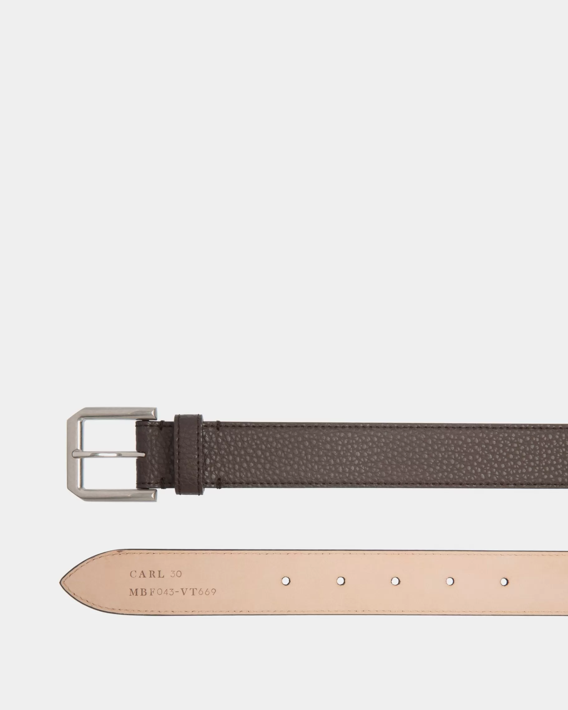 Belts<Bally Carl 30mm Belt In Leather Brown