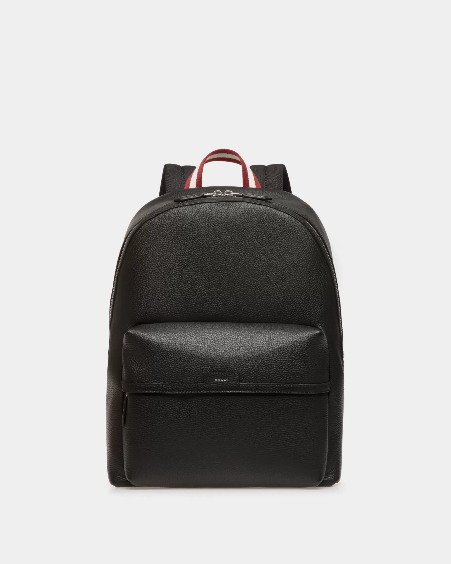 Backpacks<Bally Code Backpack in Grained Leather Black