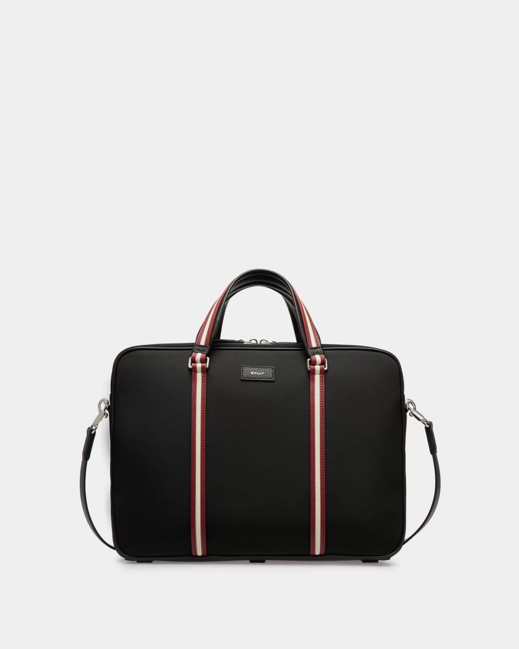 Business Bags<Bally Code Briefcase In Nylon Black