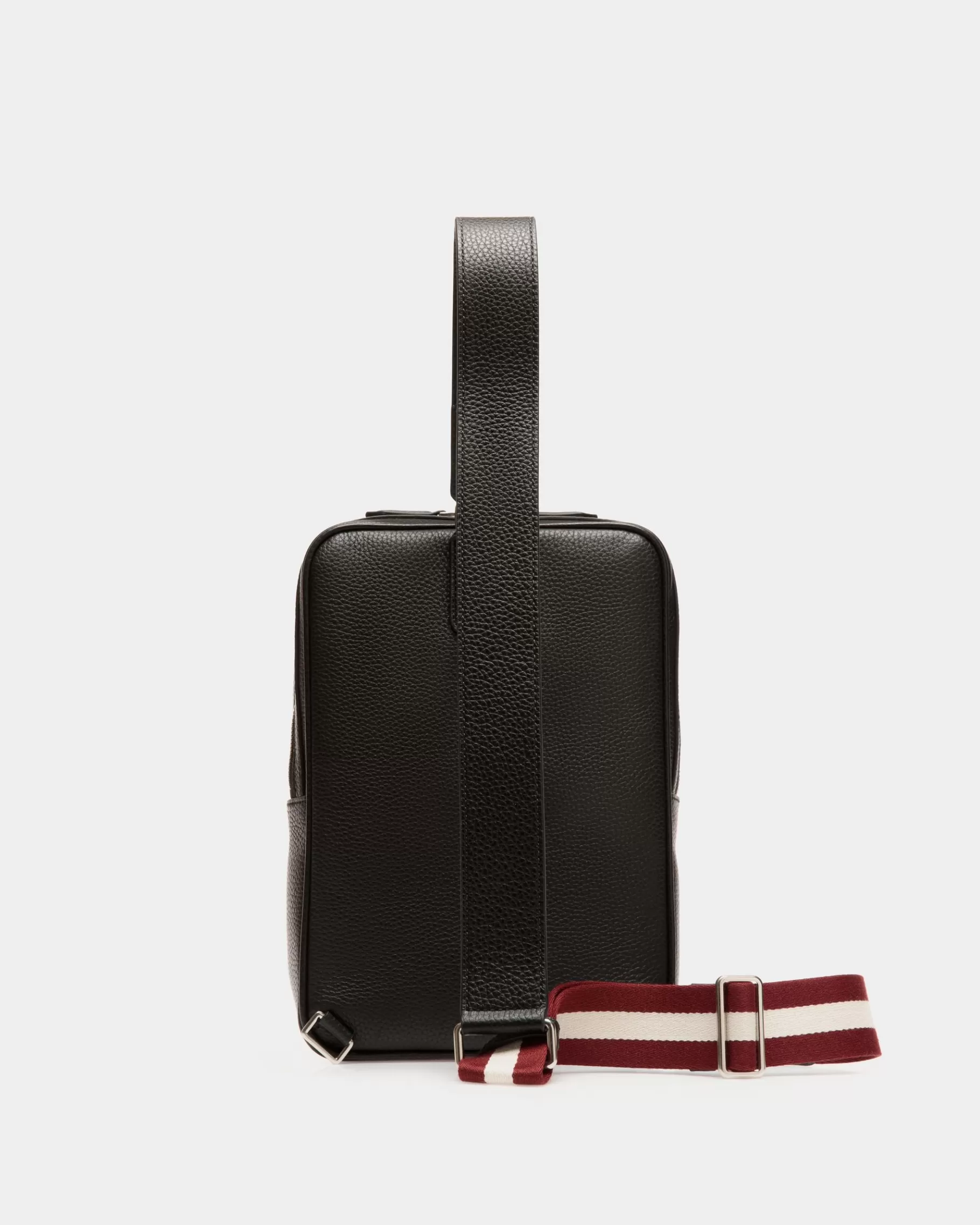Messenger Bags<Bally Code Slingbag in Leather Black