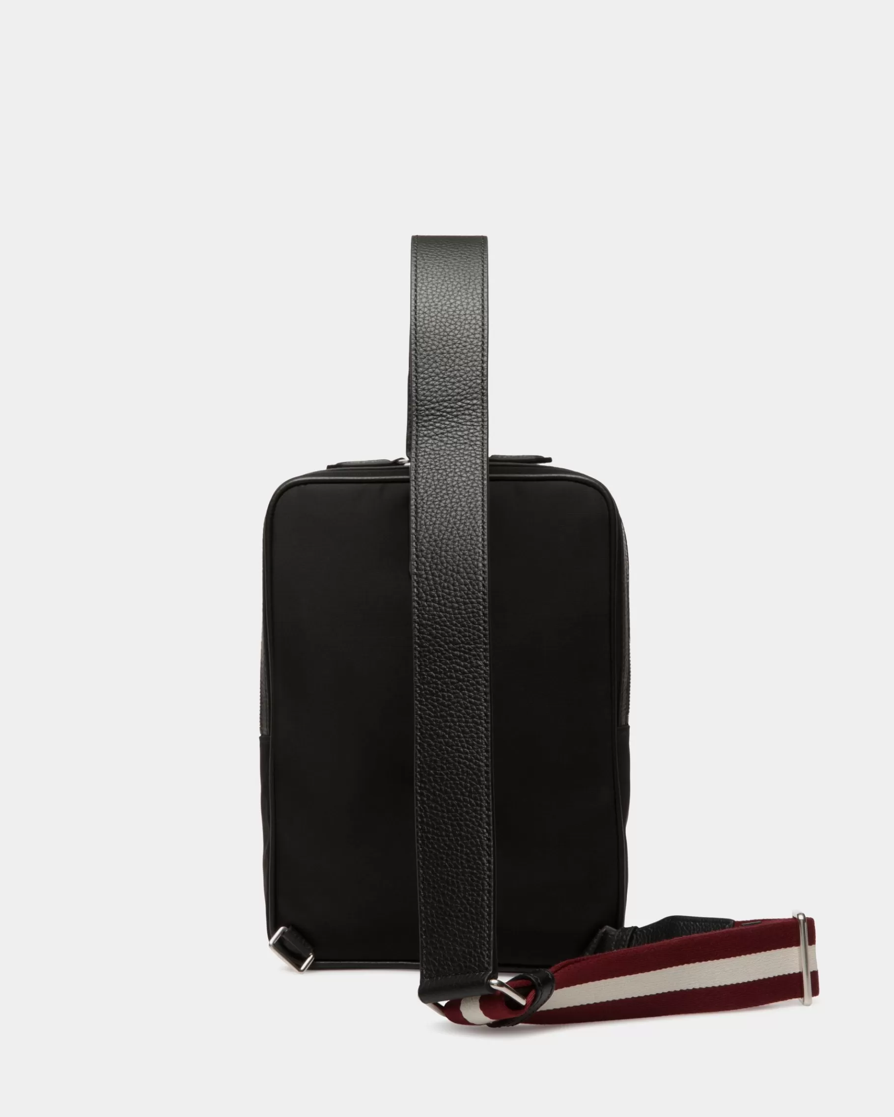 Messenger Bags<Bally Code Slingbag in Nylon Black