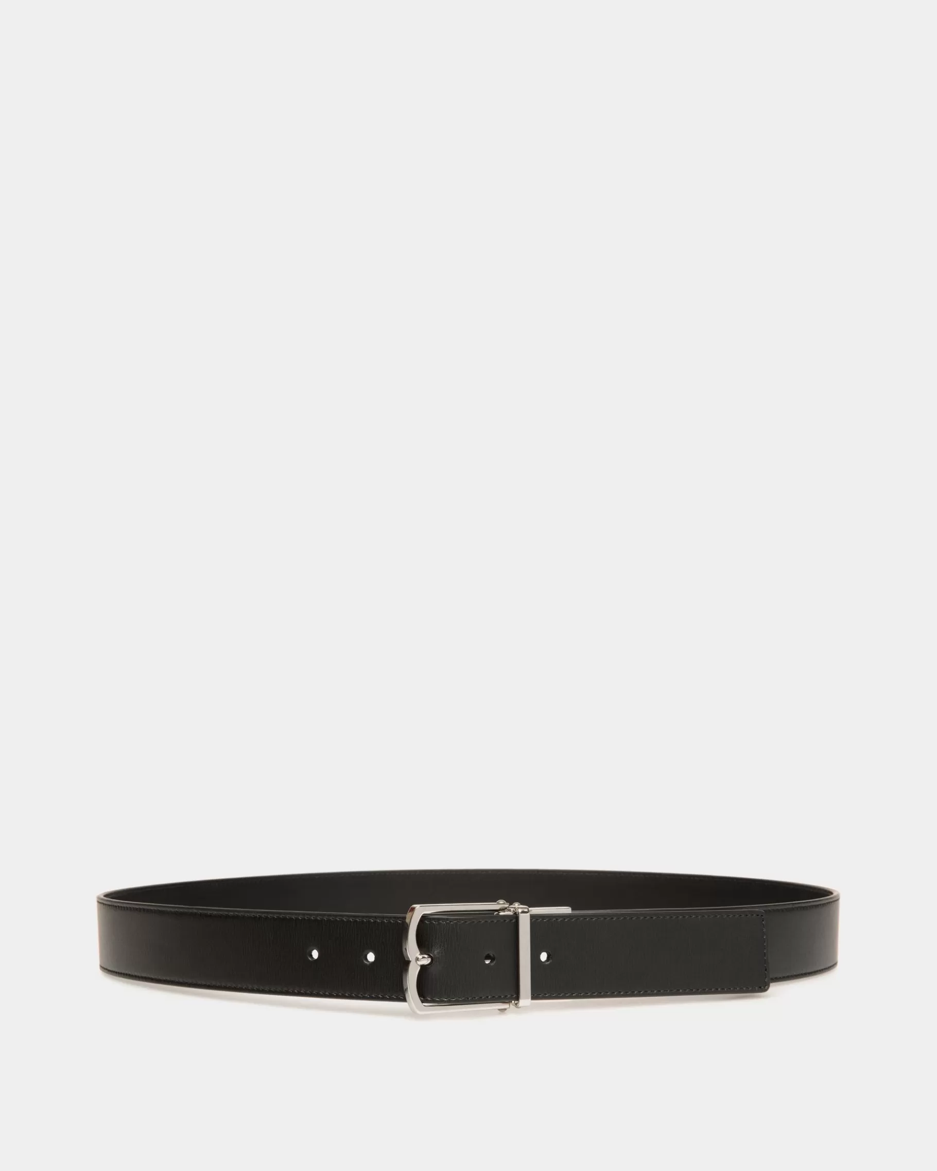 Belts<Bally Country 35mm Reversible And Adjustable Belt In Leather Black