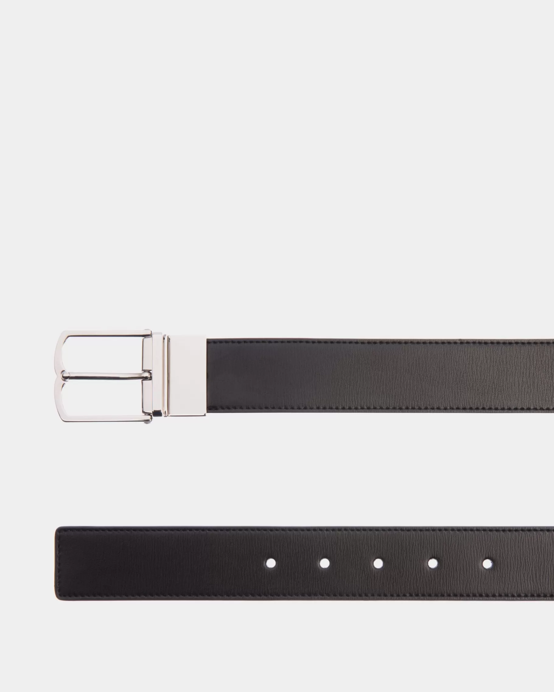Belts<Bally Country 35mm Reversible And Adjustable Belt In Leather Black