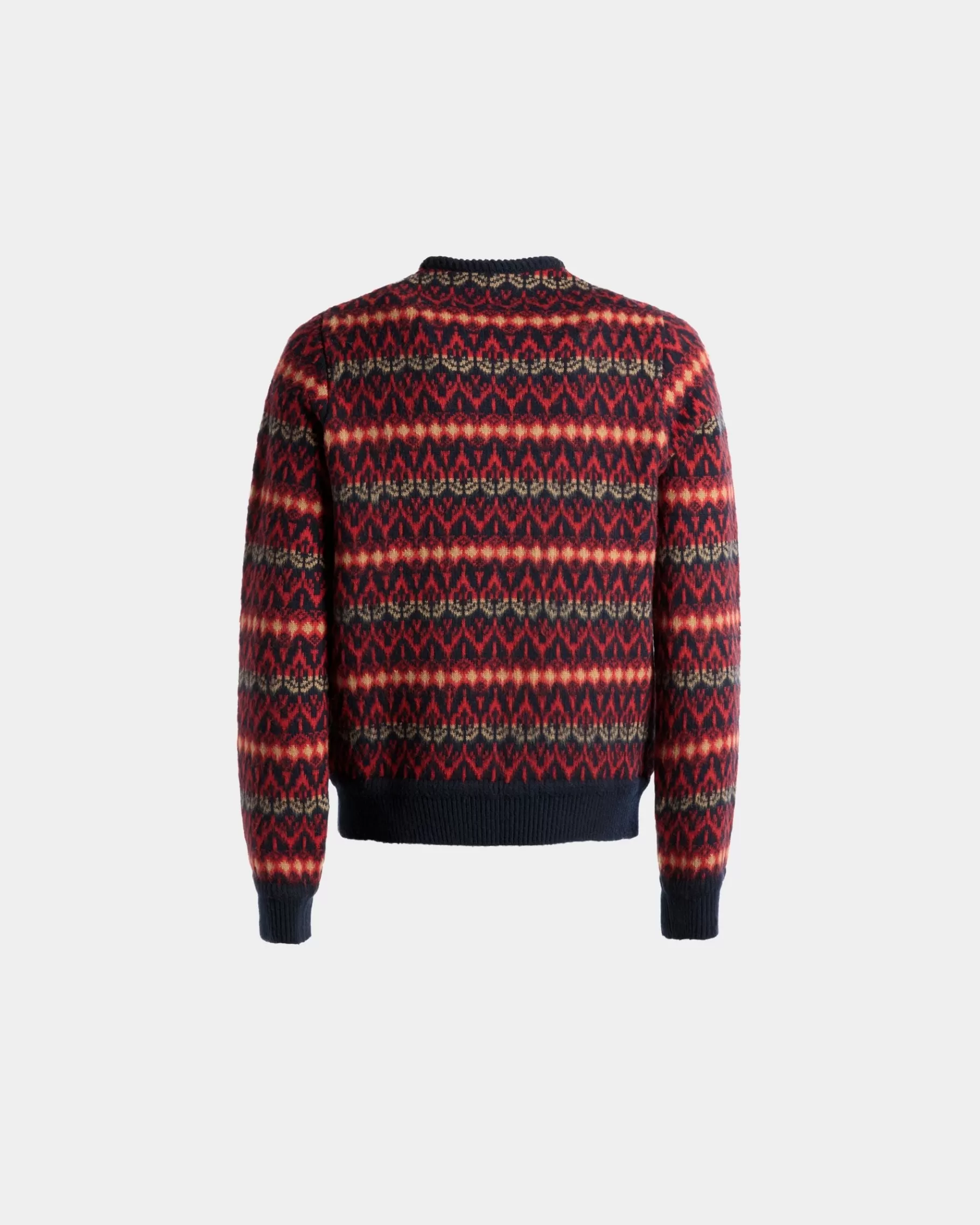 Knitwear<Bally Crewneck Sweater In Wool Multicolor