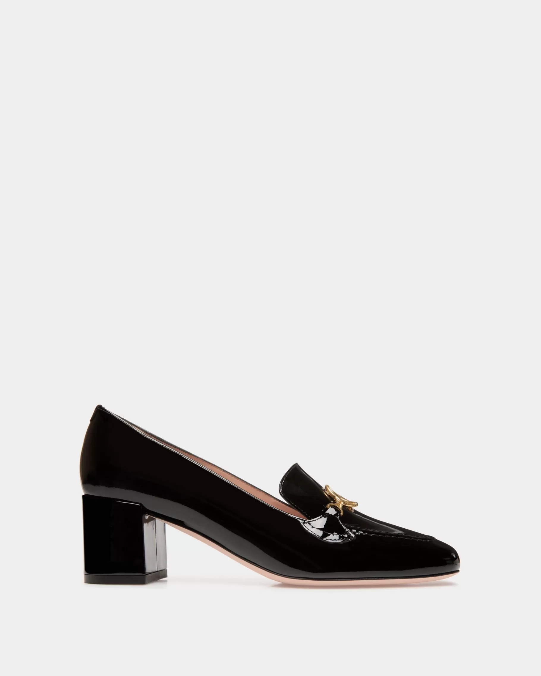 Pumps<Bally Daily Emblem Pump in Patent Leather Black