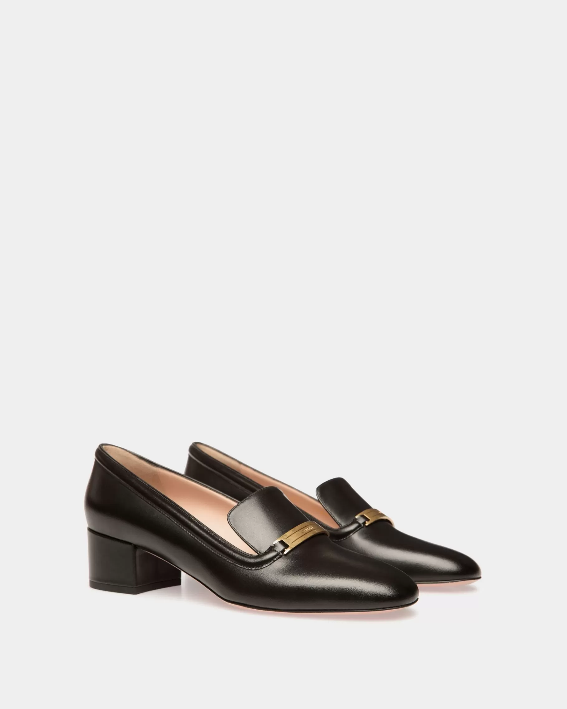 Pumps<Bally Deco Pump in Leather Black