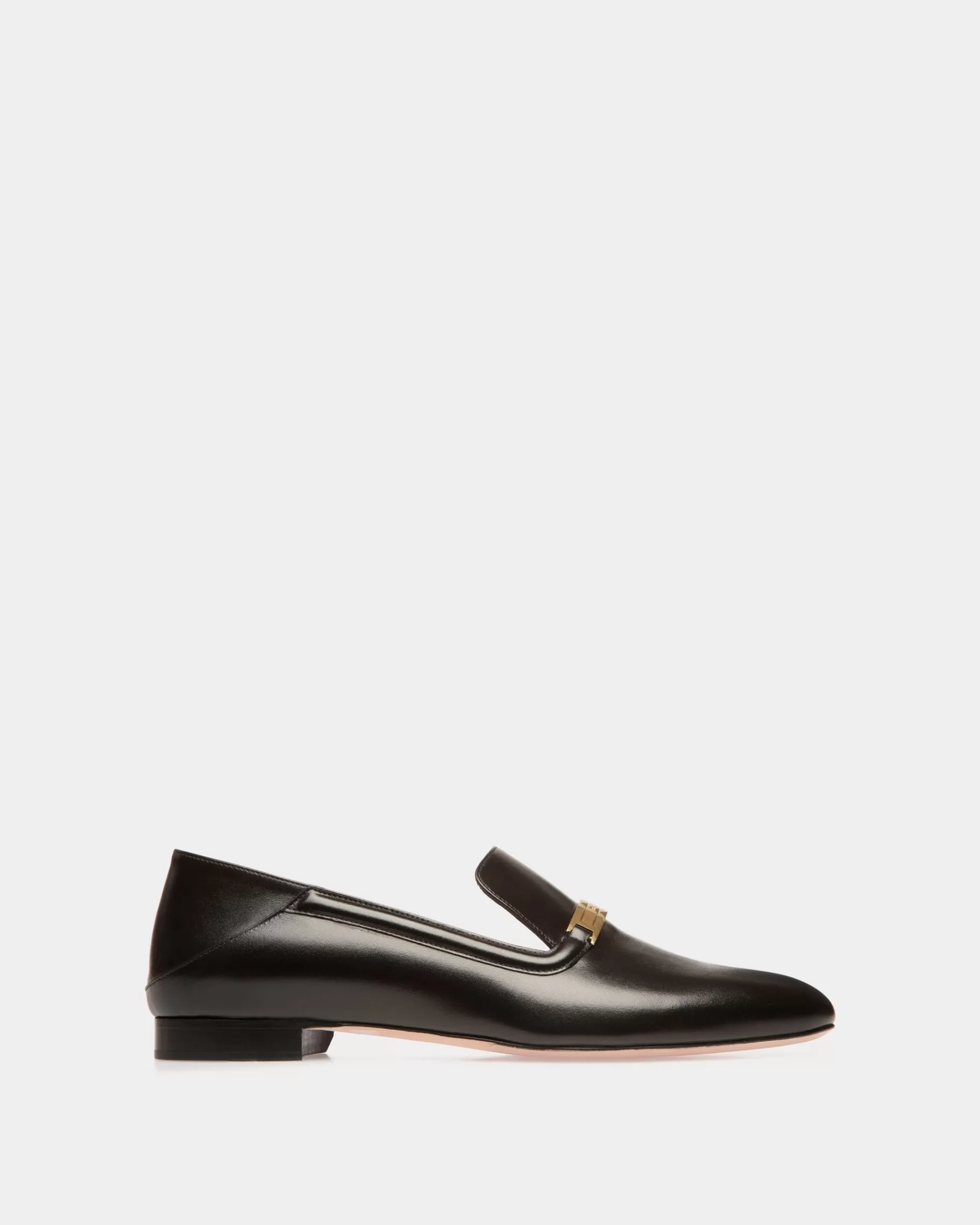 Flats & Moccasins<Bally Deco Slipper in Leather Black