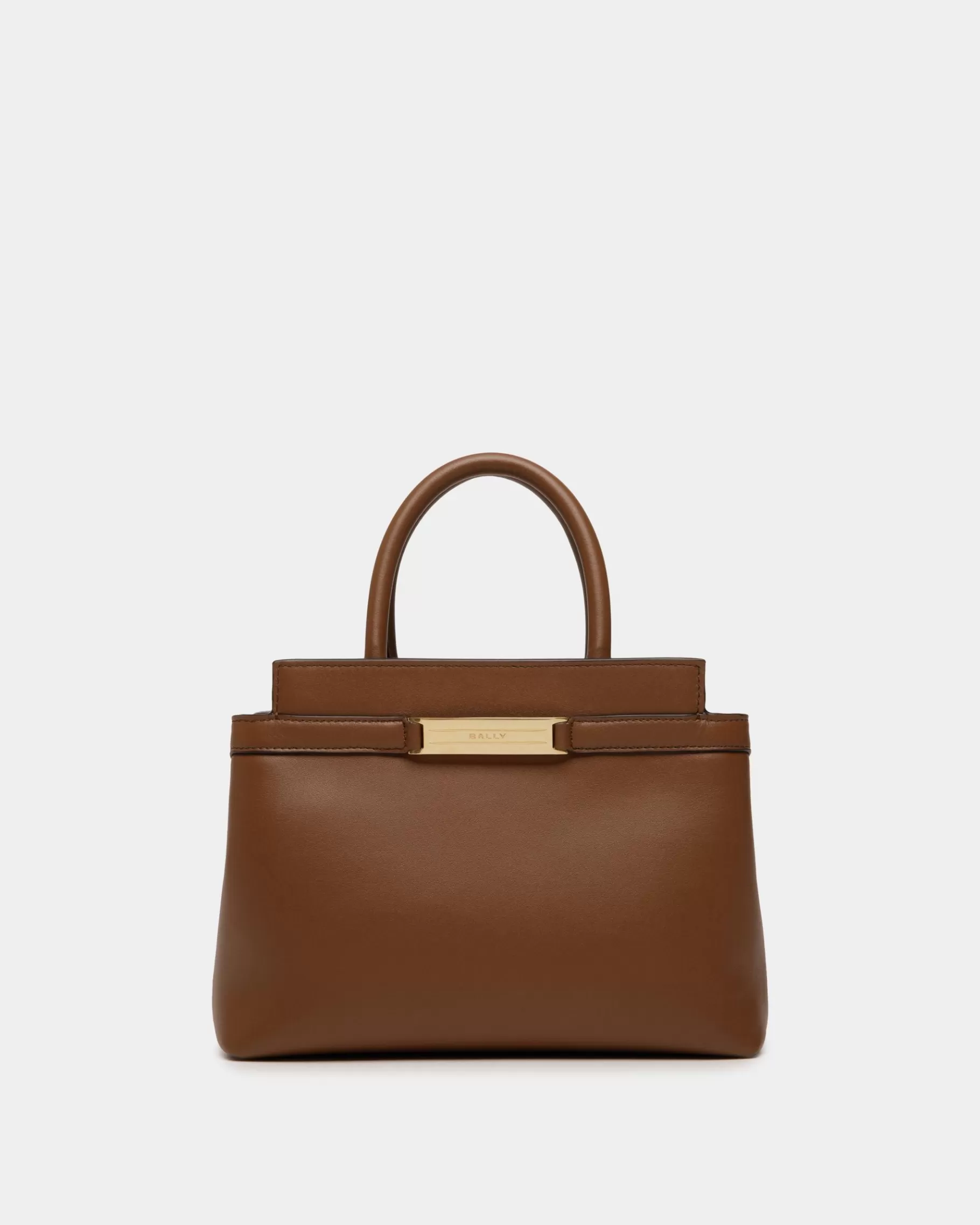 Mini & Belt Bags<Bally Deco Small Tote Bag in Leather Brown