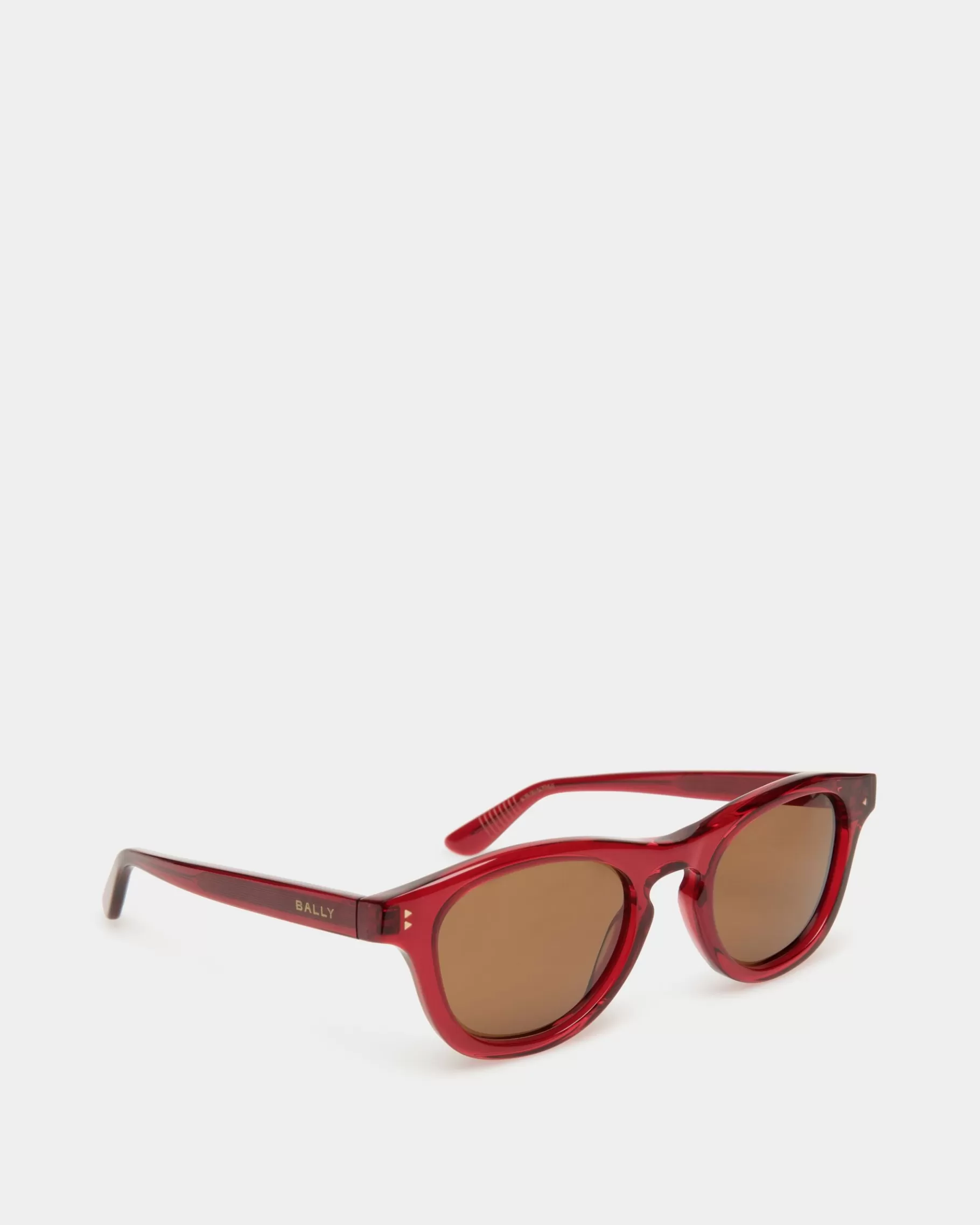 Sunglasses | Sunglasses<Bally Dieter Sunglasses In Acetate Red